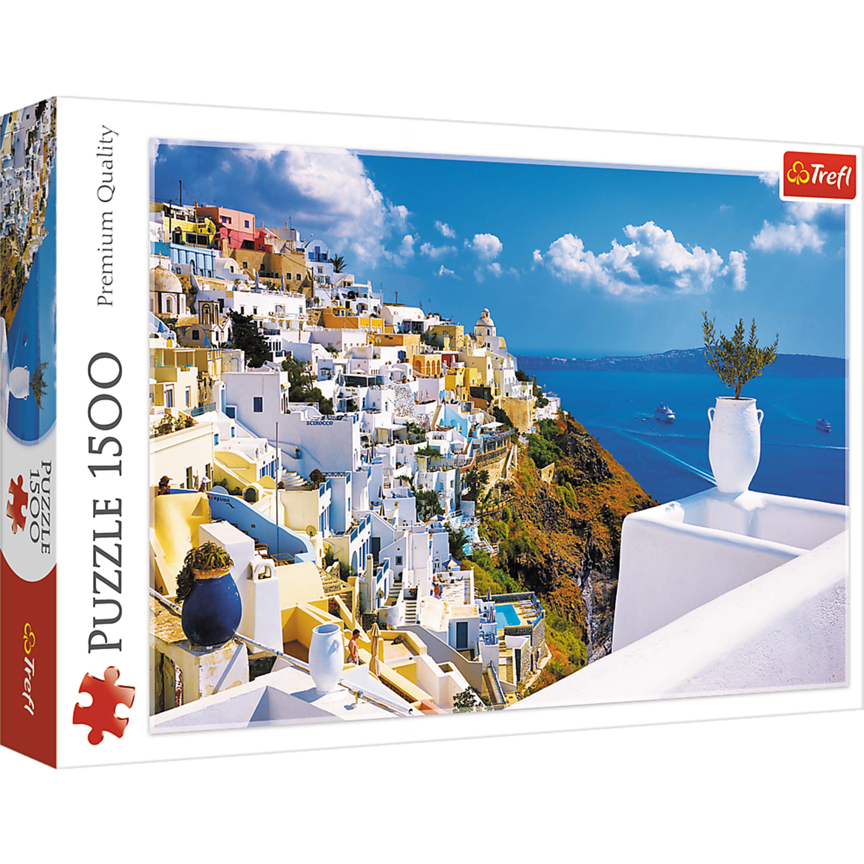 Trefl Red 1500 Piece Puzzle - Santorini, Greece / Wlodarczyk