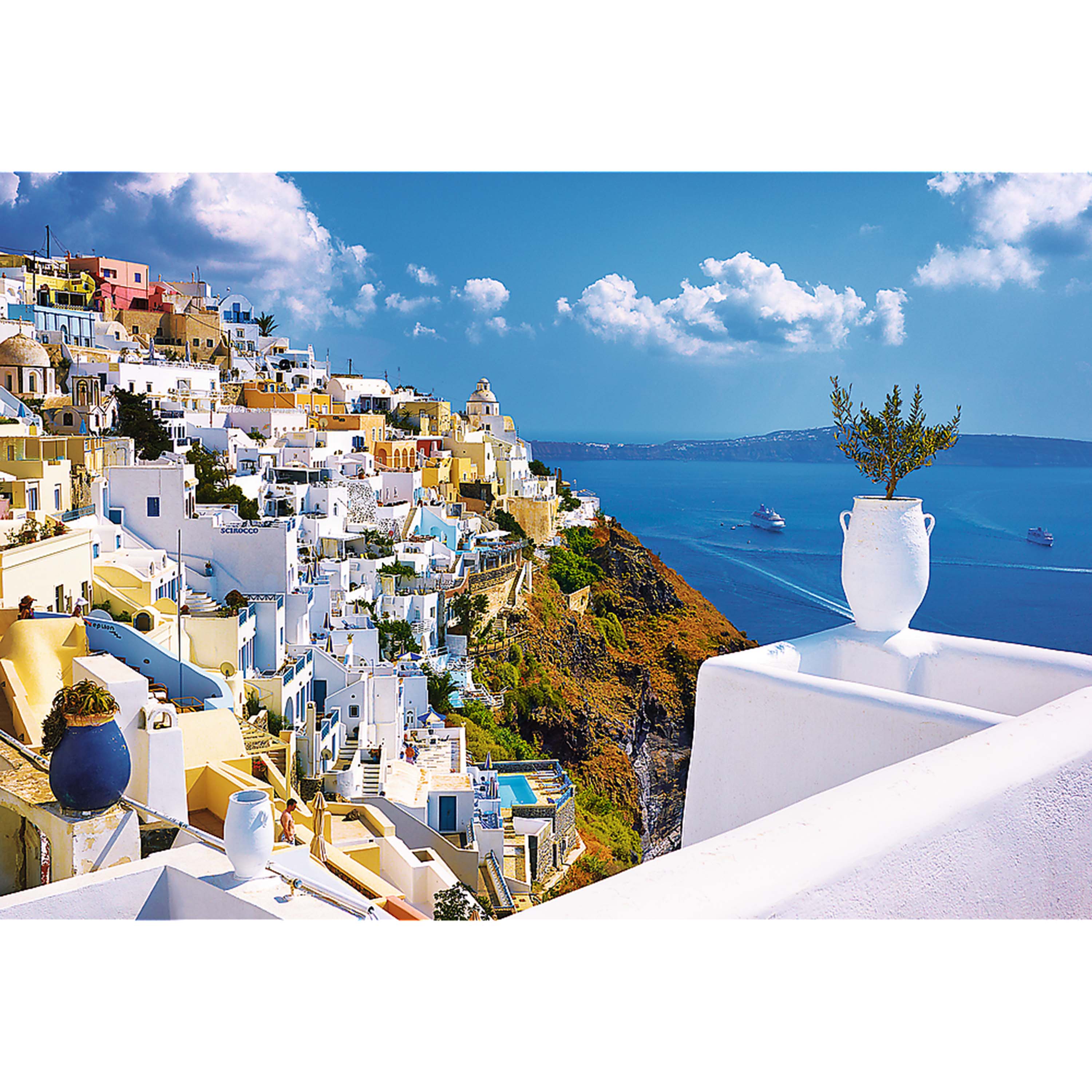 Trefl Red 1500 Piece Puzzle - Santorini, Greece / Wlodarczyk