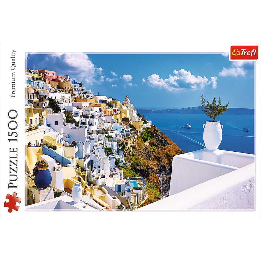 Trefl Red 1500 Piece Puzzle - Santorini, Greece / Wlodarczyk