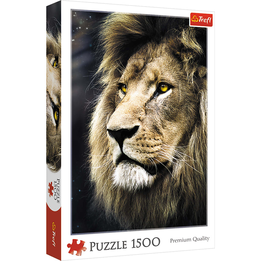 Trefl Red 1500 Piece Puzzle - Lions portrait