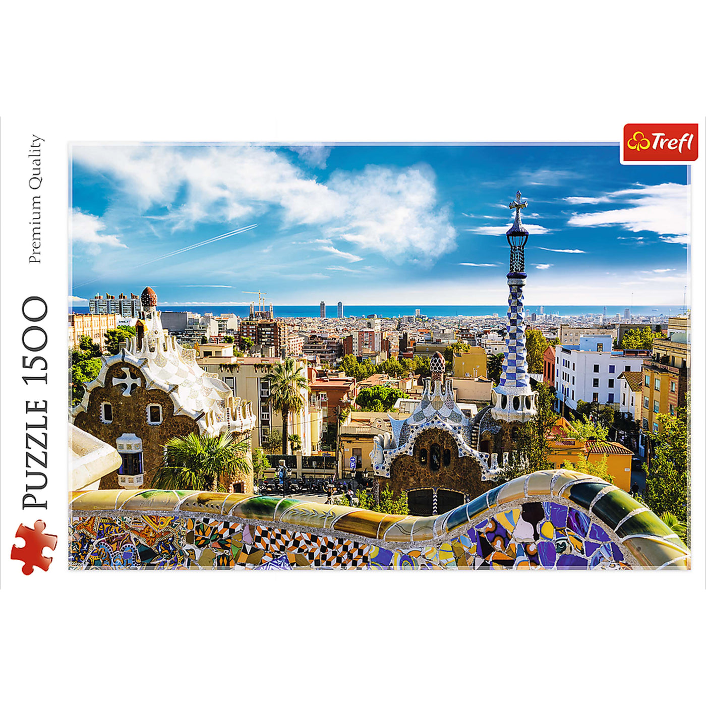 Trefl Red Park Güell, Barcelona 1500 Piece Puzzle