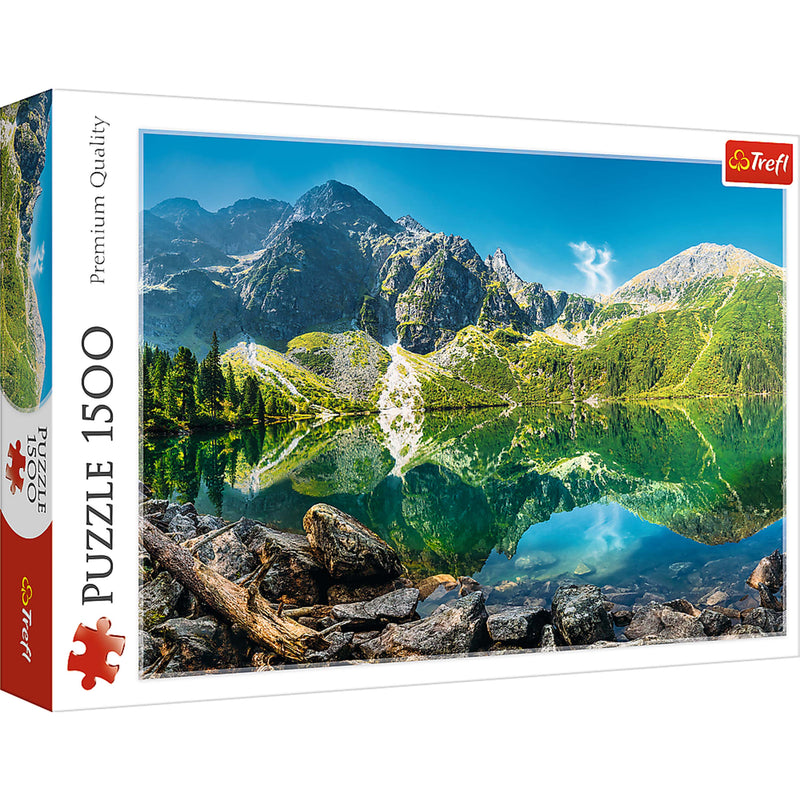 Trefl Red Morskie Oko Lake, Tatras, Poland 1500 Piece Puzzle