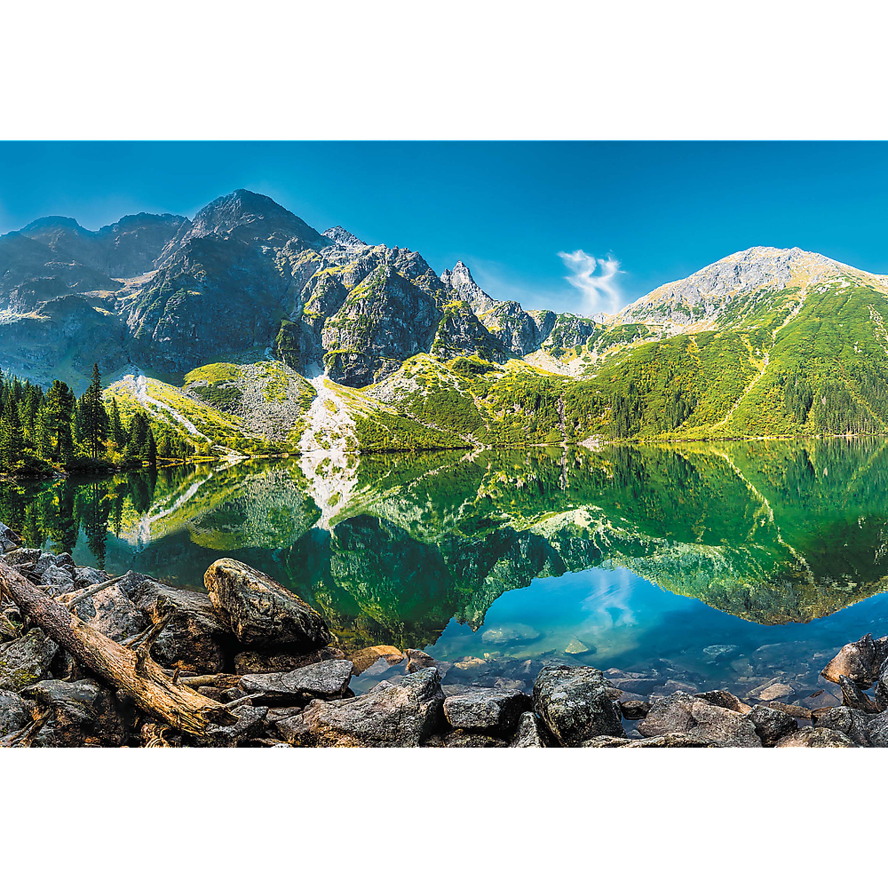 Trefl Red 1500 Piece Puzzle - Morskie Oko lake, Tatras, Poland