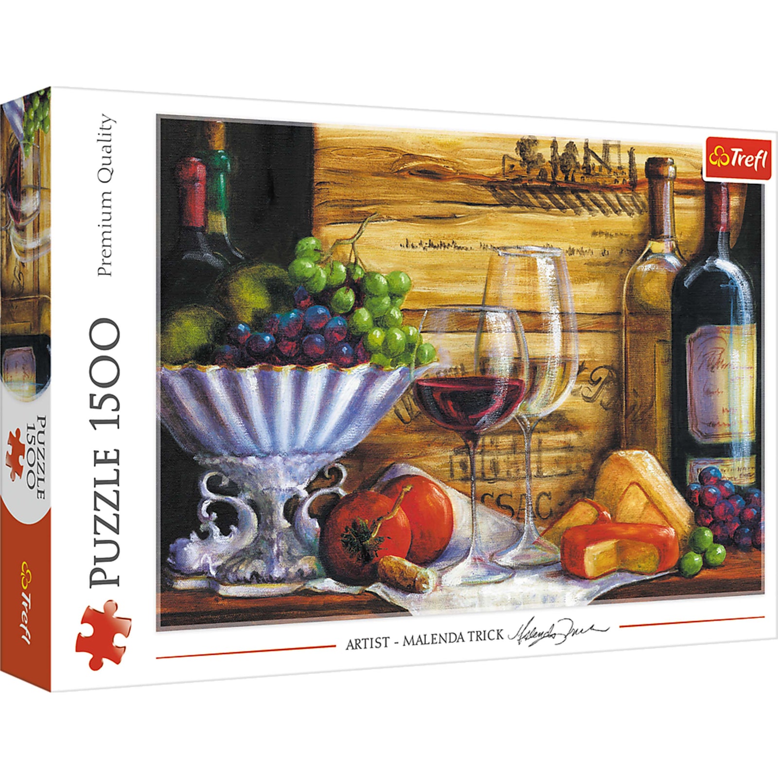 Trefl Red 1500 Piece Puzzle - In the vineyard