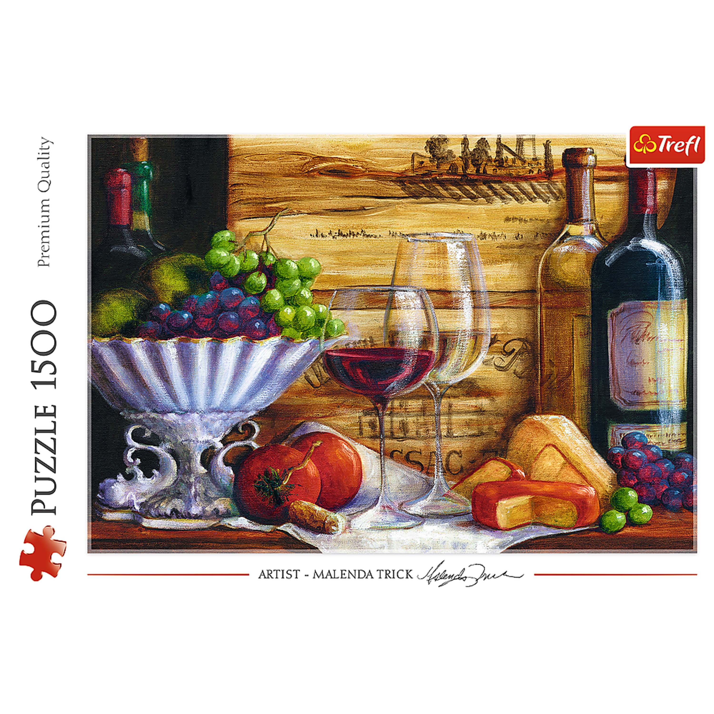 Trefl Red 1500 Piece Puzzle - In the vineyard