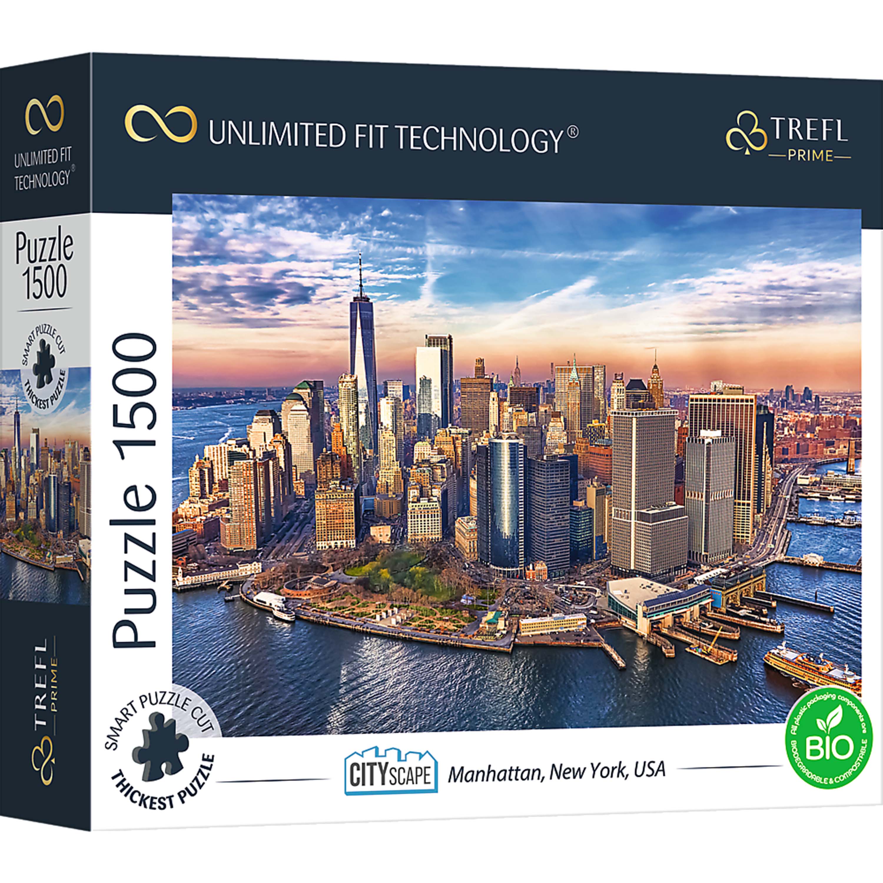 Trefl Prime 1500 Piece Puzzle - Cityscape: Manhattan, New York, USA