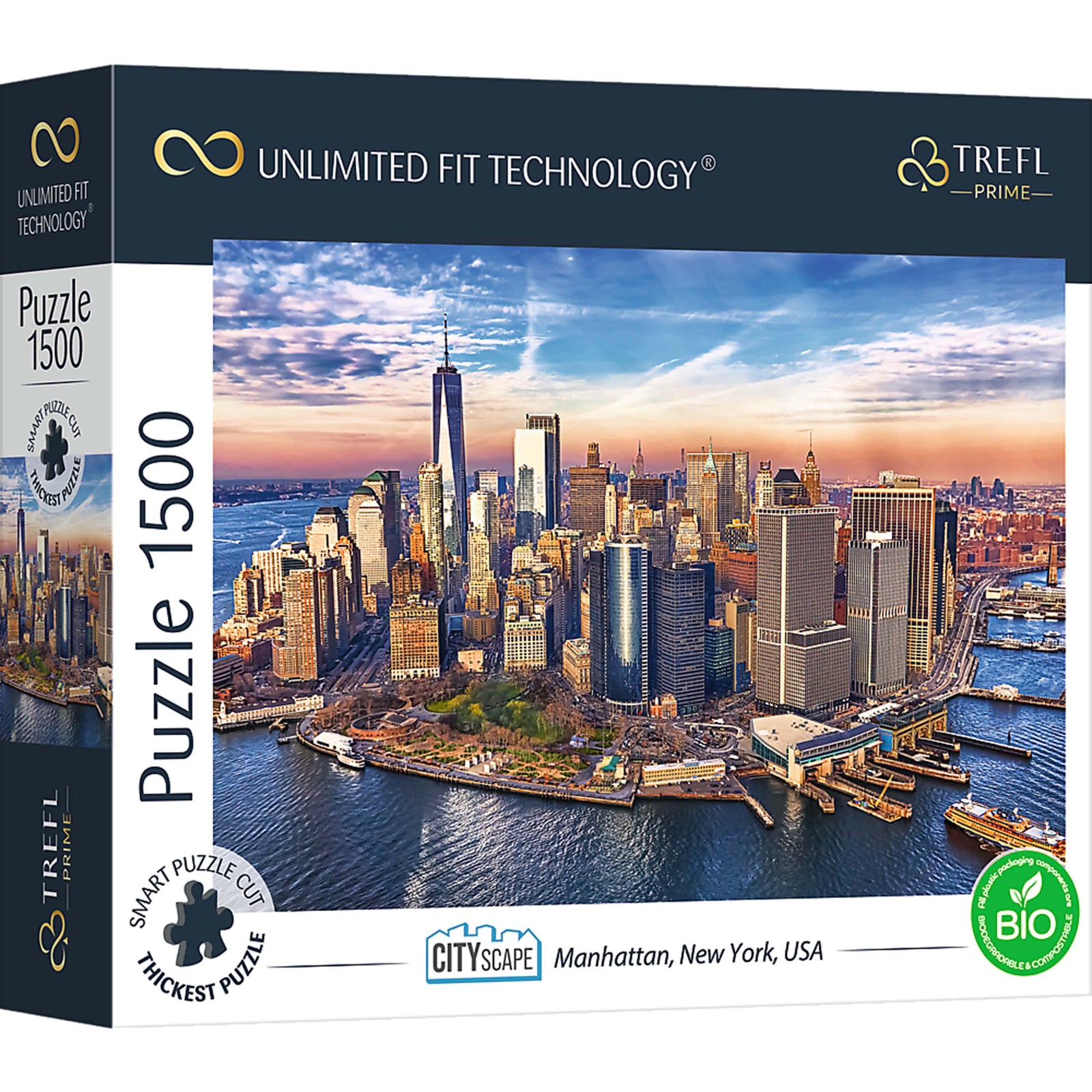 Trefl Prime 1500 Piece Puzzle - Cityscape: Manhattan, New York, USA