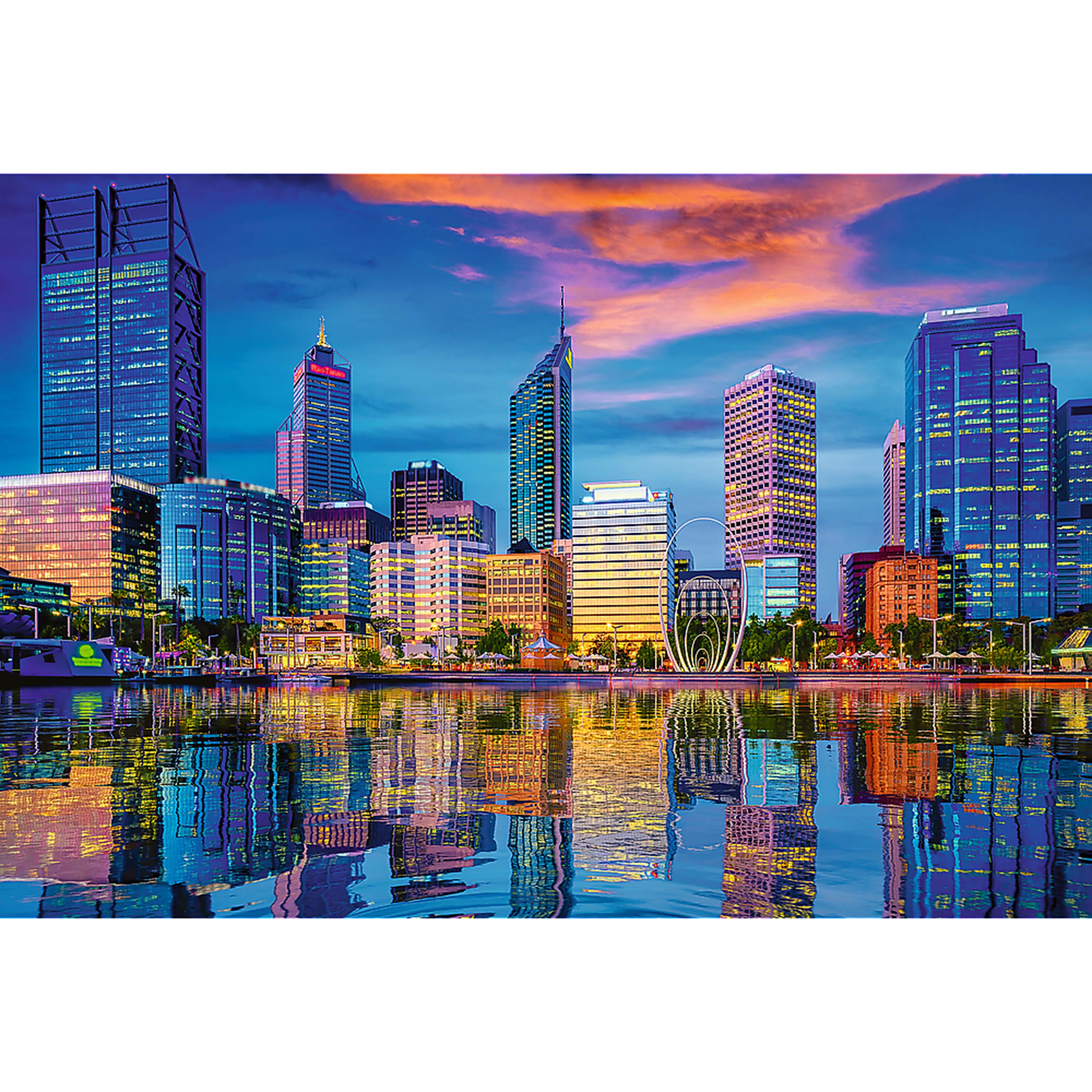 Trefl Prime 1500 Piece Puzzle - Cityscape: Urban Reflection, Perth, Australia