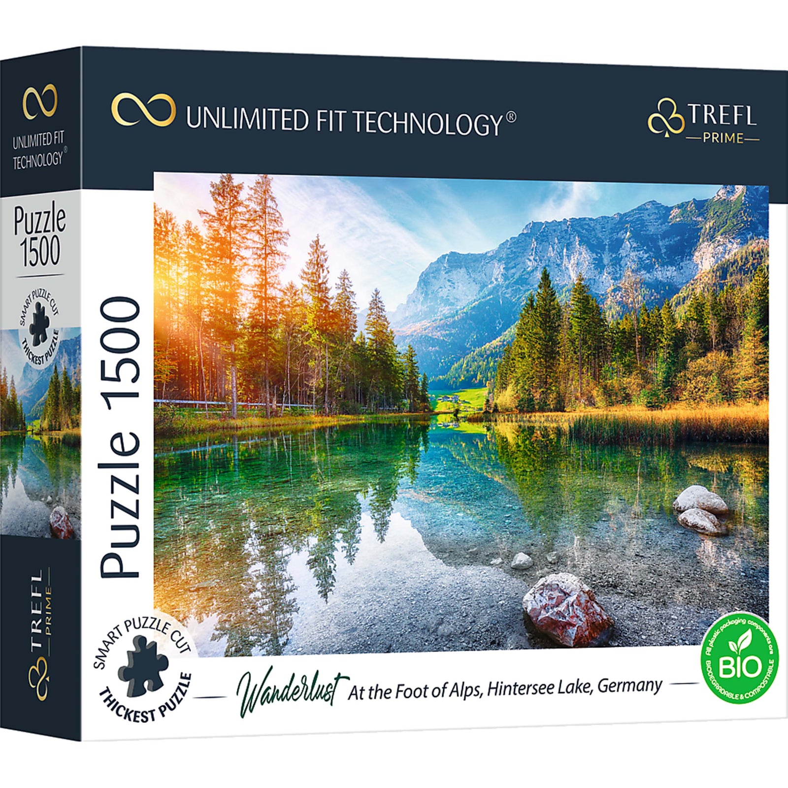 Trefl Prime 1500 Piece Puzzle - Wanderlust: At the Foot of Alps, Hintersee Lake, Germany