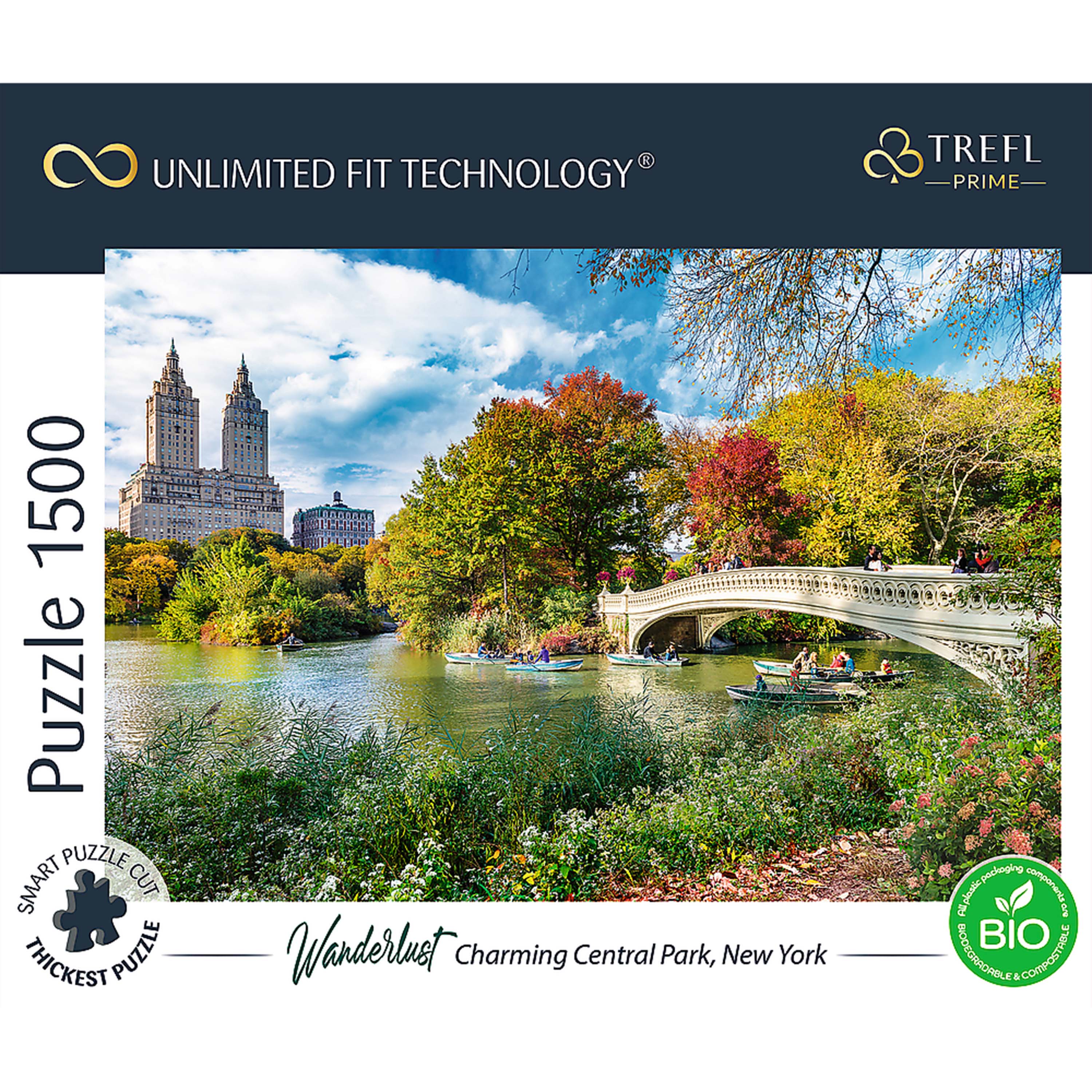 Trefl Prime 1500 Piece Puzzle - Wanderlust: Charming Central Park, New York