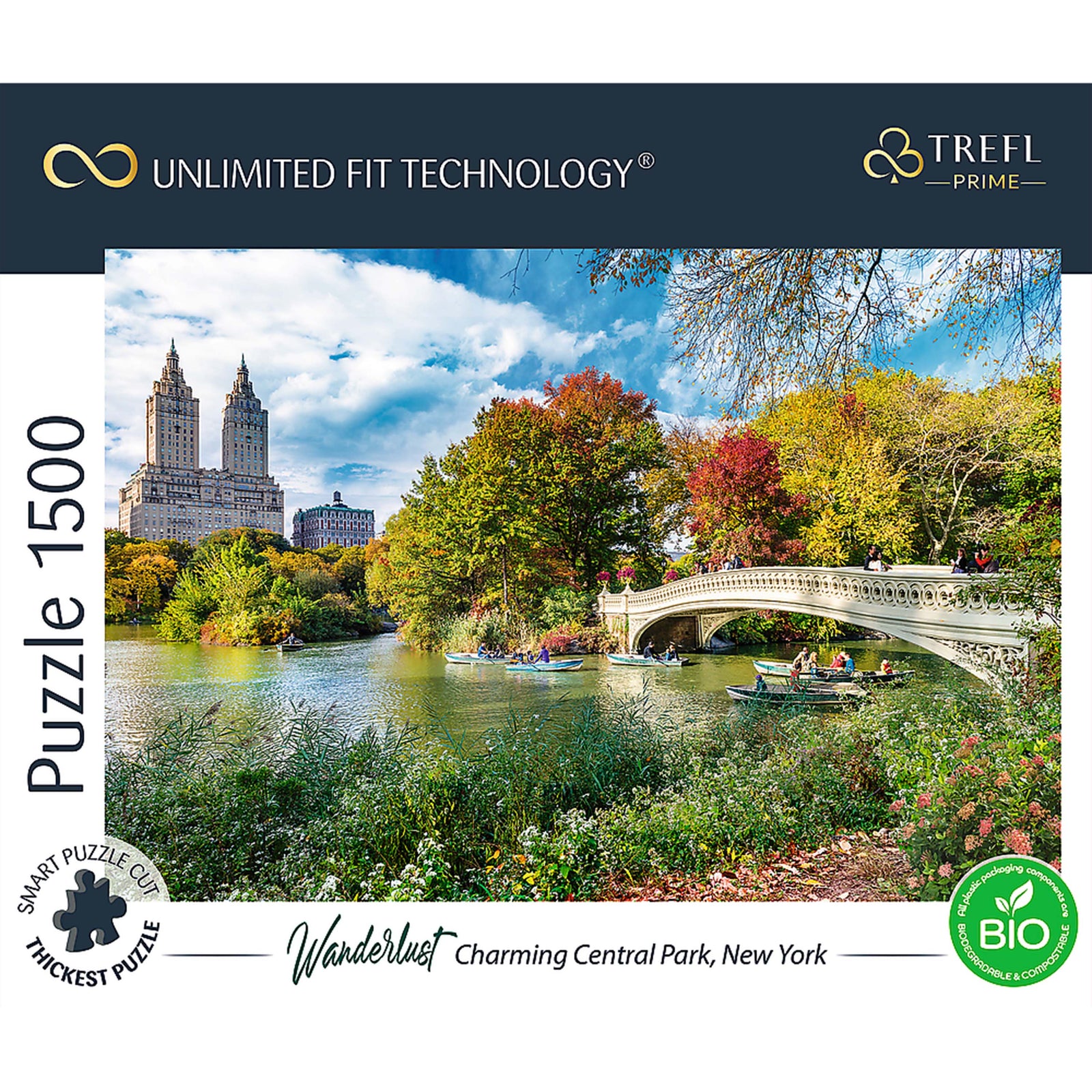 Trefl Prime 1500 Piece Puzzle - Wanderlust: Charming Central Park, New York