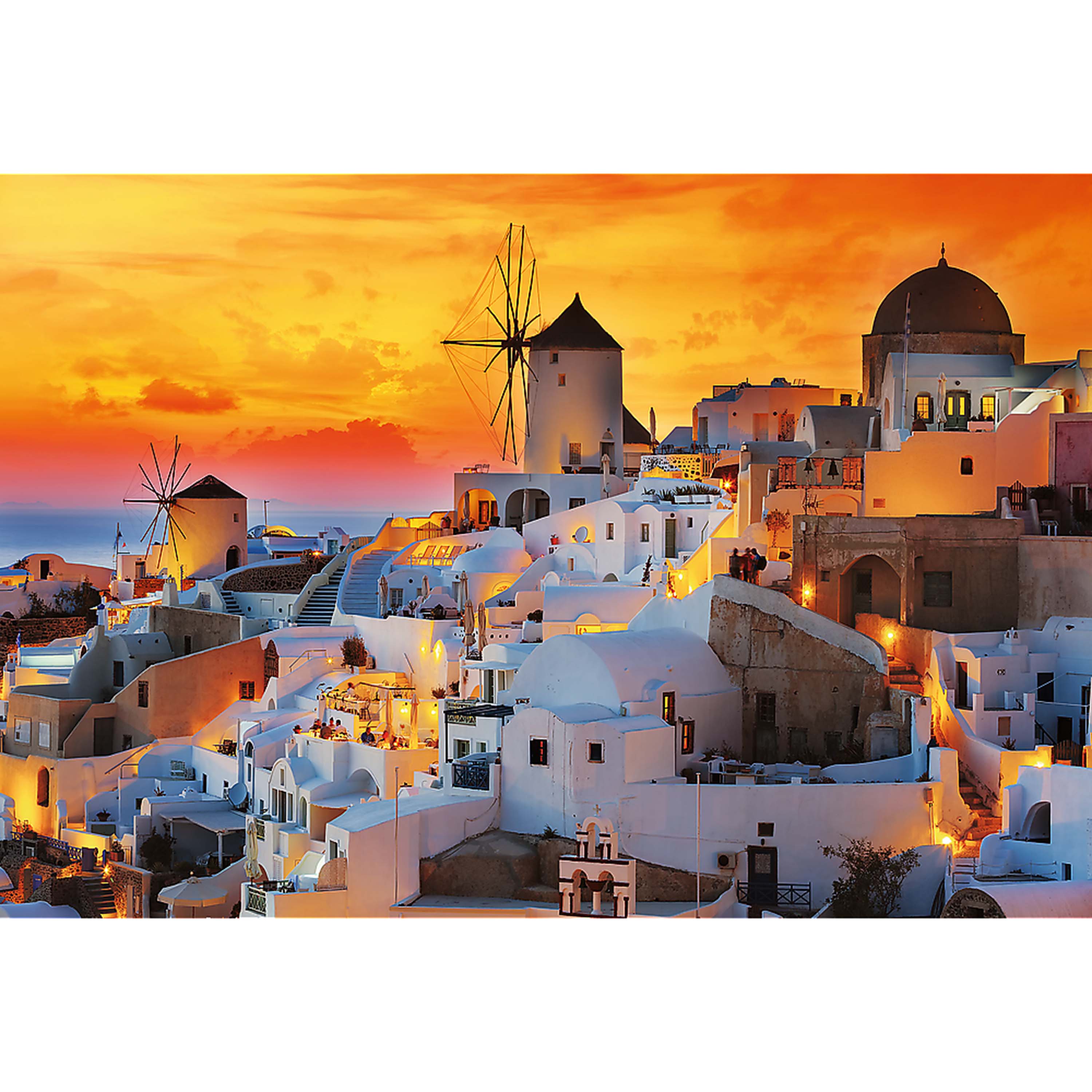 Trefl Prime 1500 Piece Puzzle - Romantic Sunset: Oia, Santorini