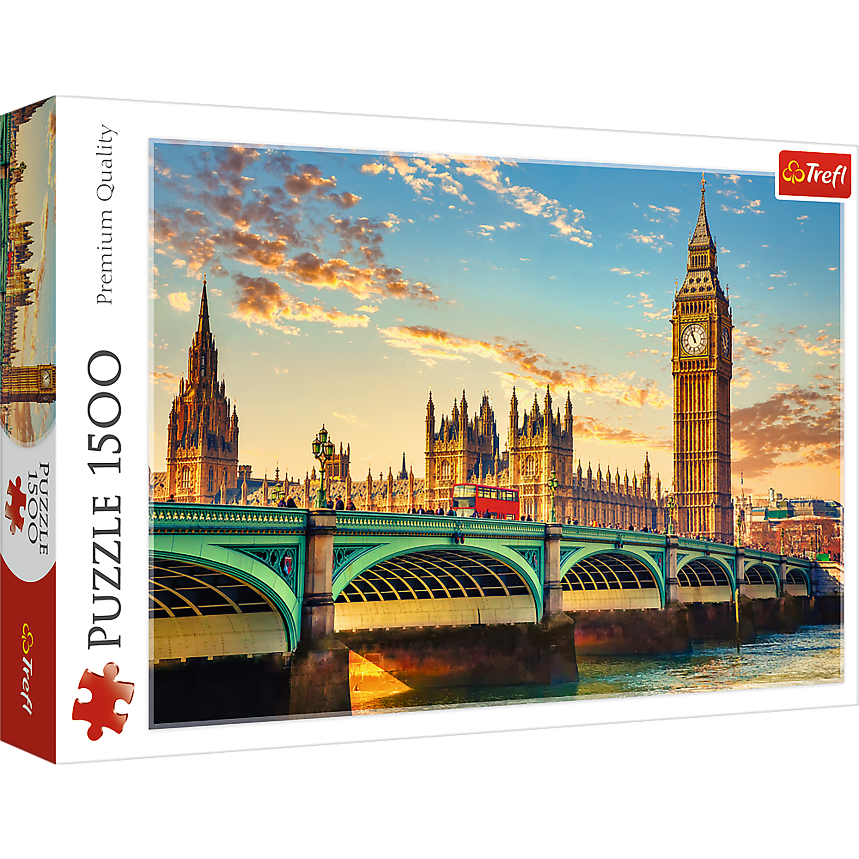 Trefl Red Puzzle London, United Kingdom 1500 Piece Puzzle