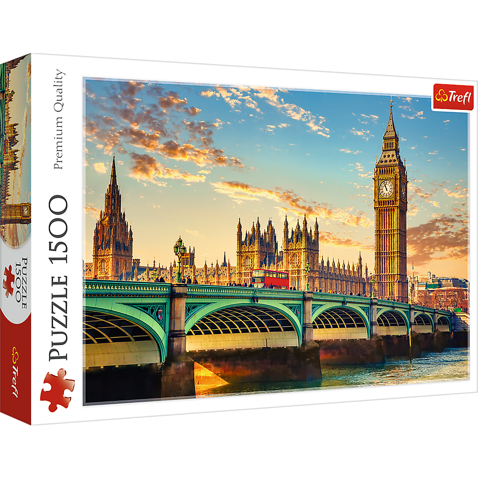 Trefl Red Puzzle London, United Kingdom 1500 Piece Puzzle