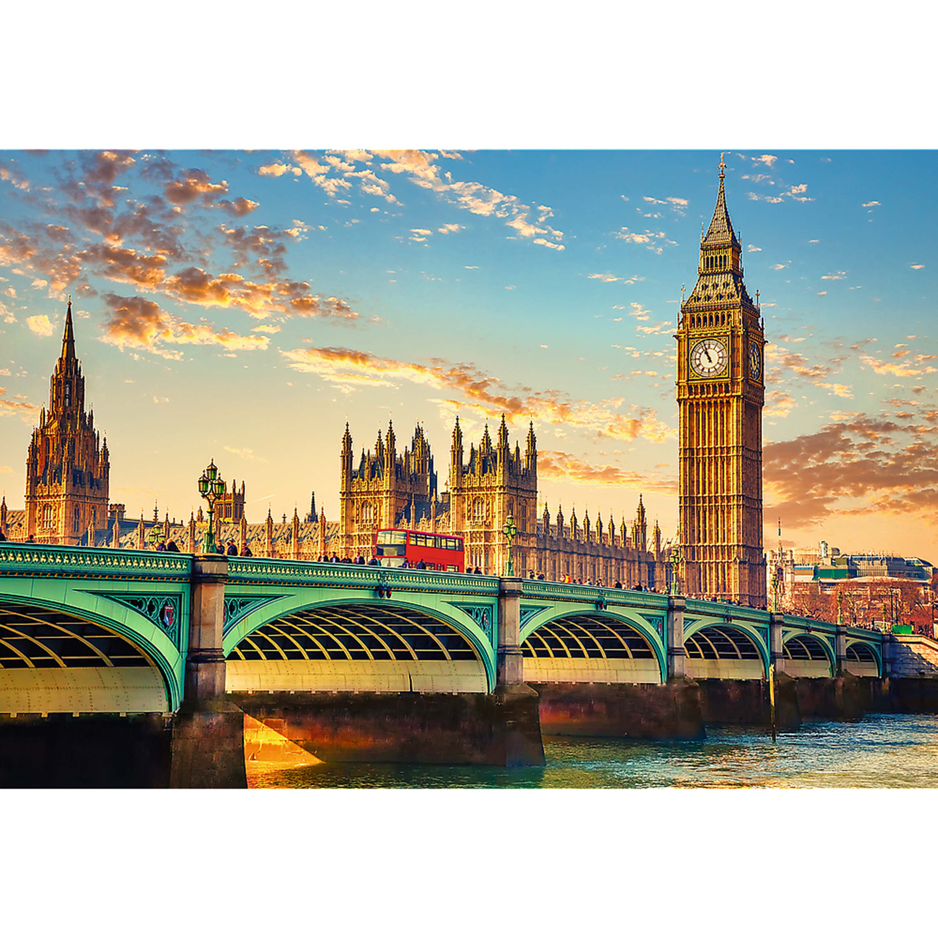 Trefl Red Puzzle London, United Kingdom 1500 Piece Puzzle