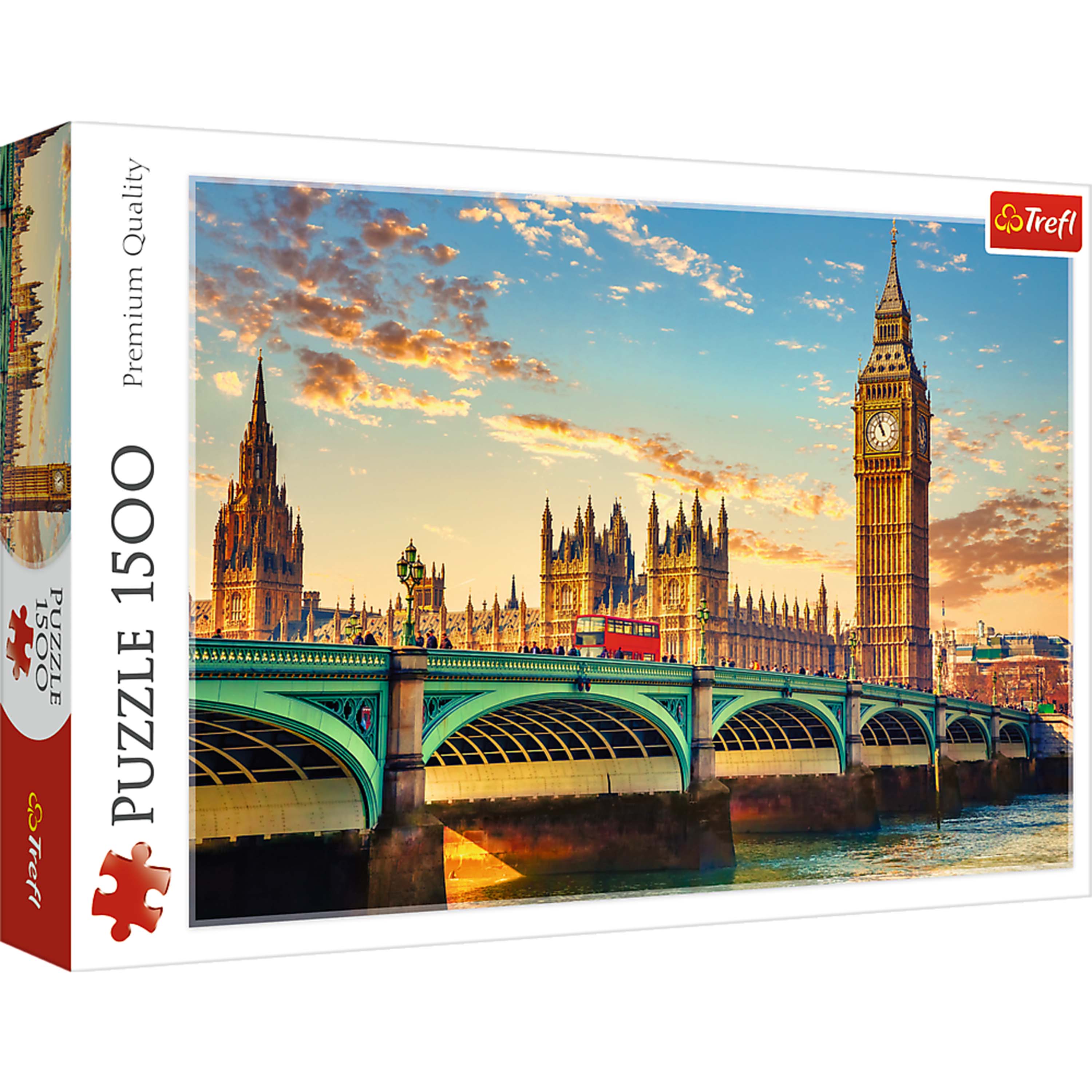 Trefl Red Puzzle London, United Kingdom 1500 Piece Puzzle
