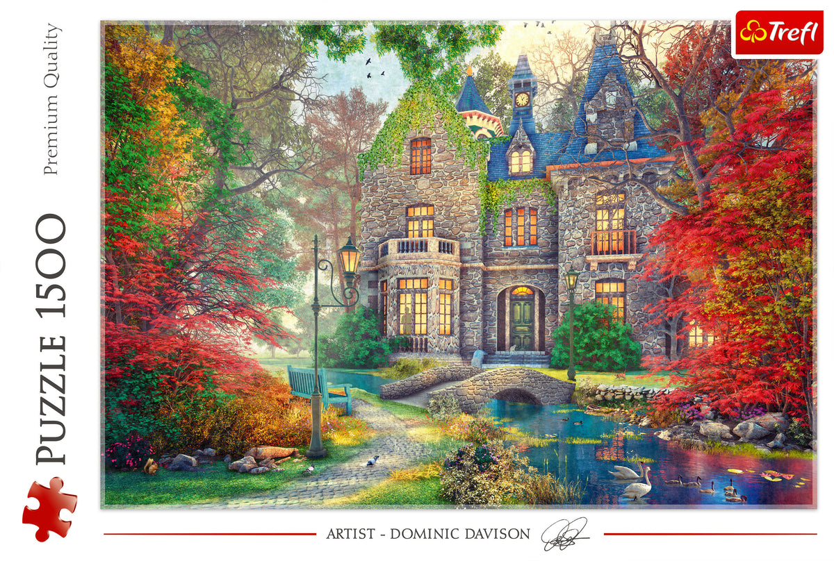 Trefl Red Autumn Mansion 1500 Piece Puzzle