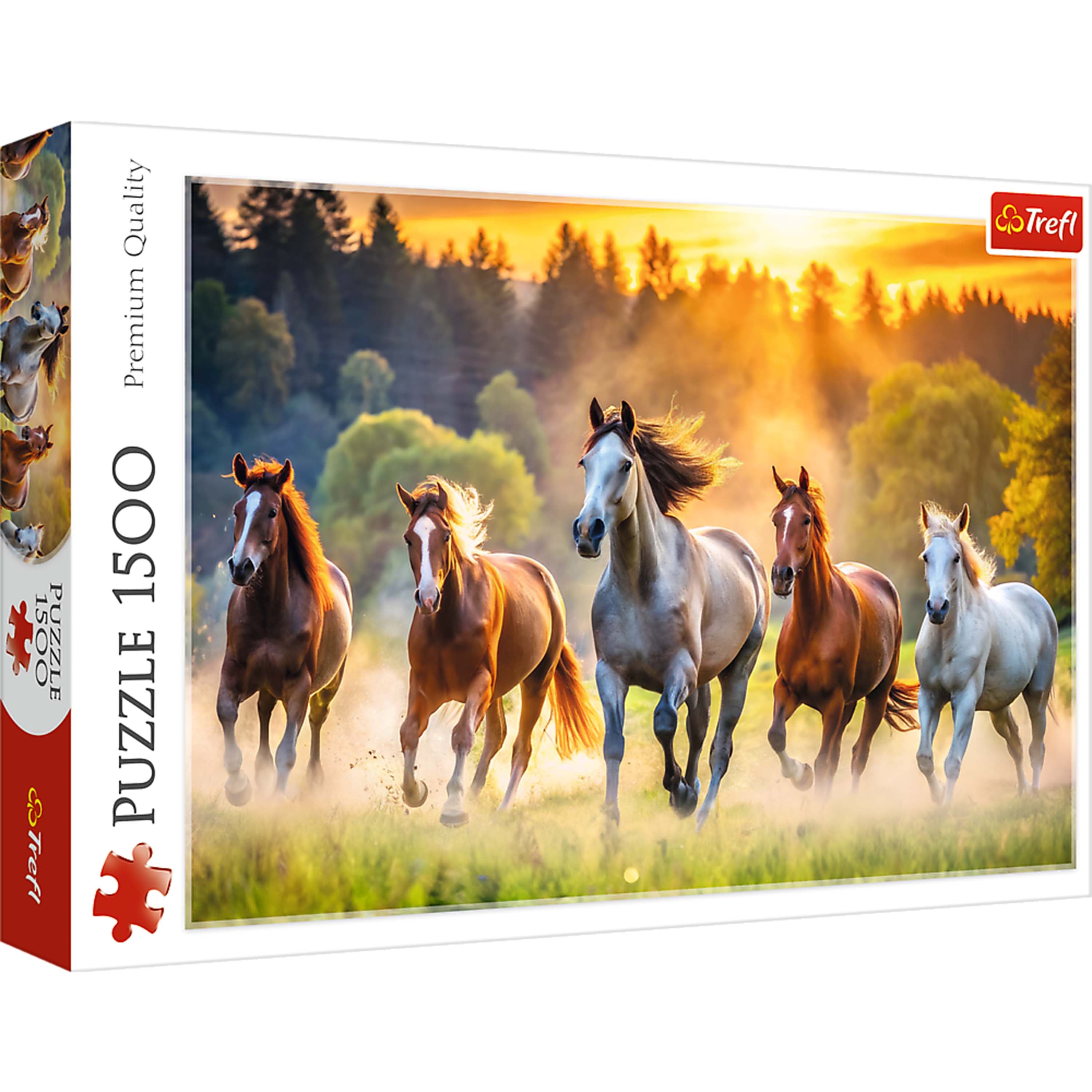 Trefl Red Wild Horses 1500 Piece Puzzle
