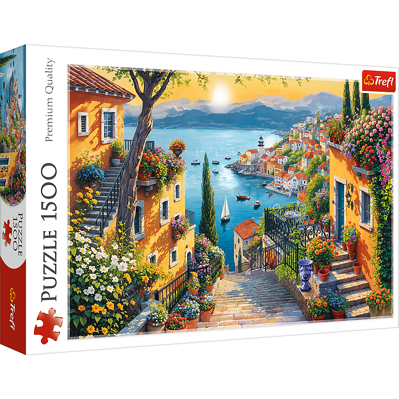 Trefl Red Seaside View 1500 Piece Puzzle