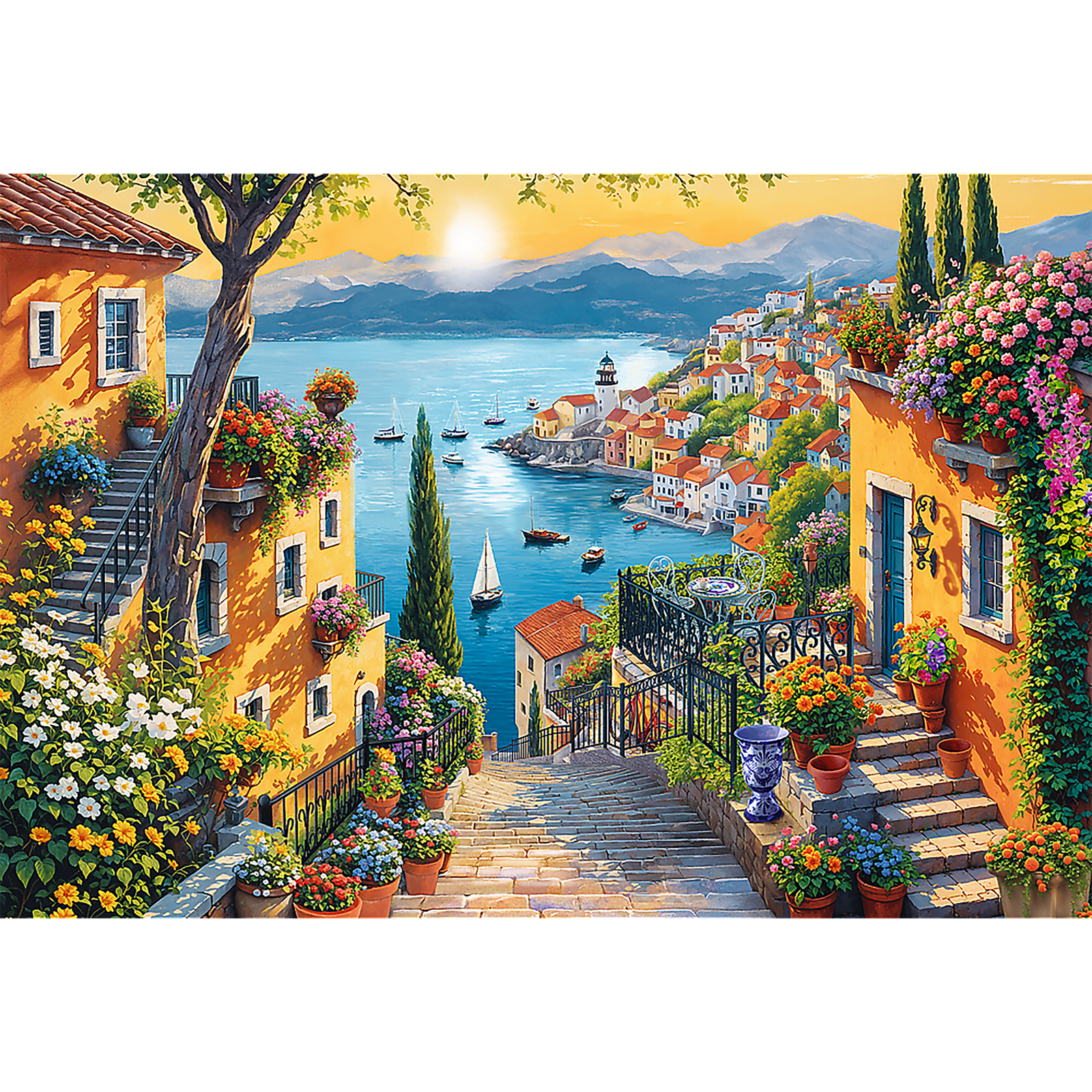 Trefl Red Seaside View 1500 Piece Puzzle