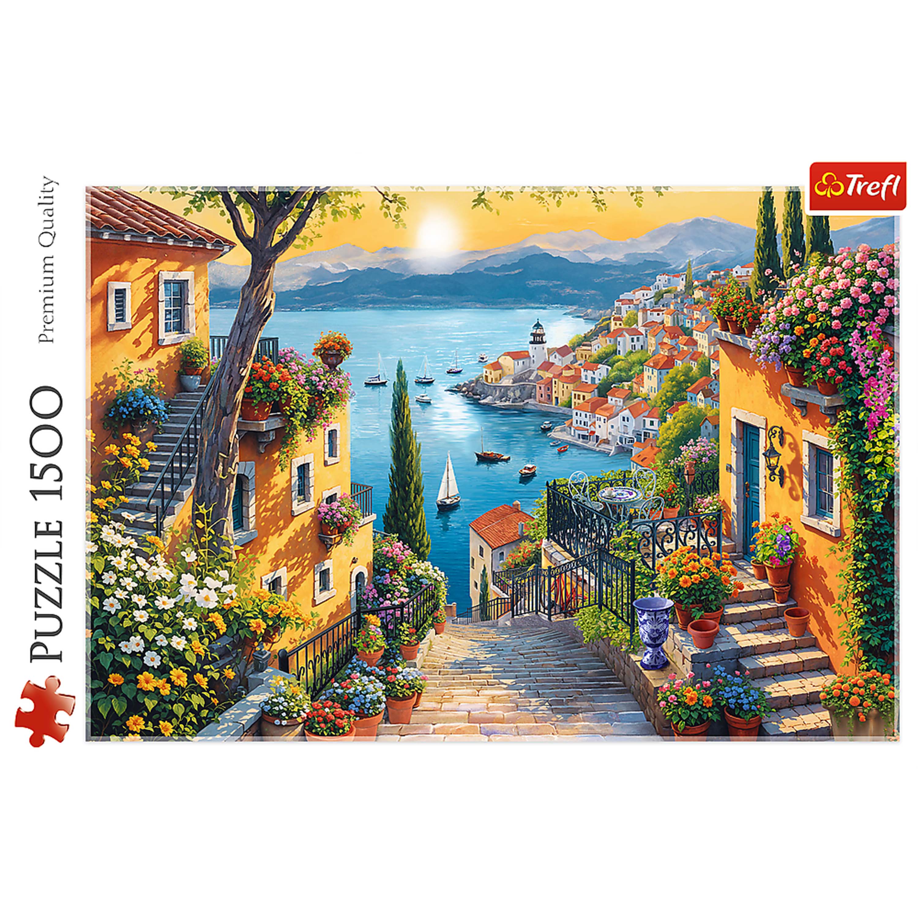 Trefl Red Seaside View 1500 Piece Puzzle