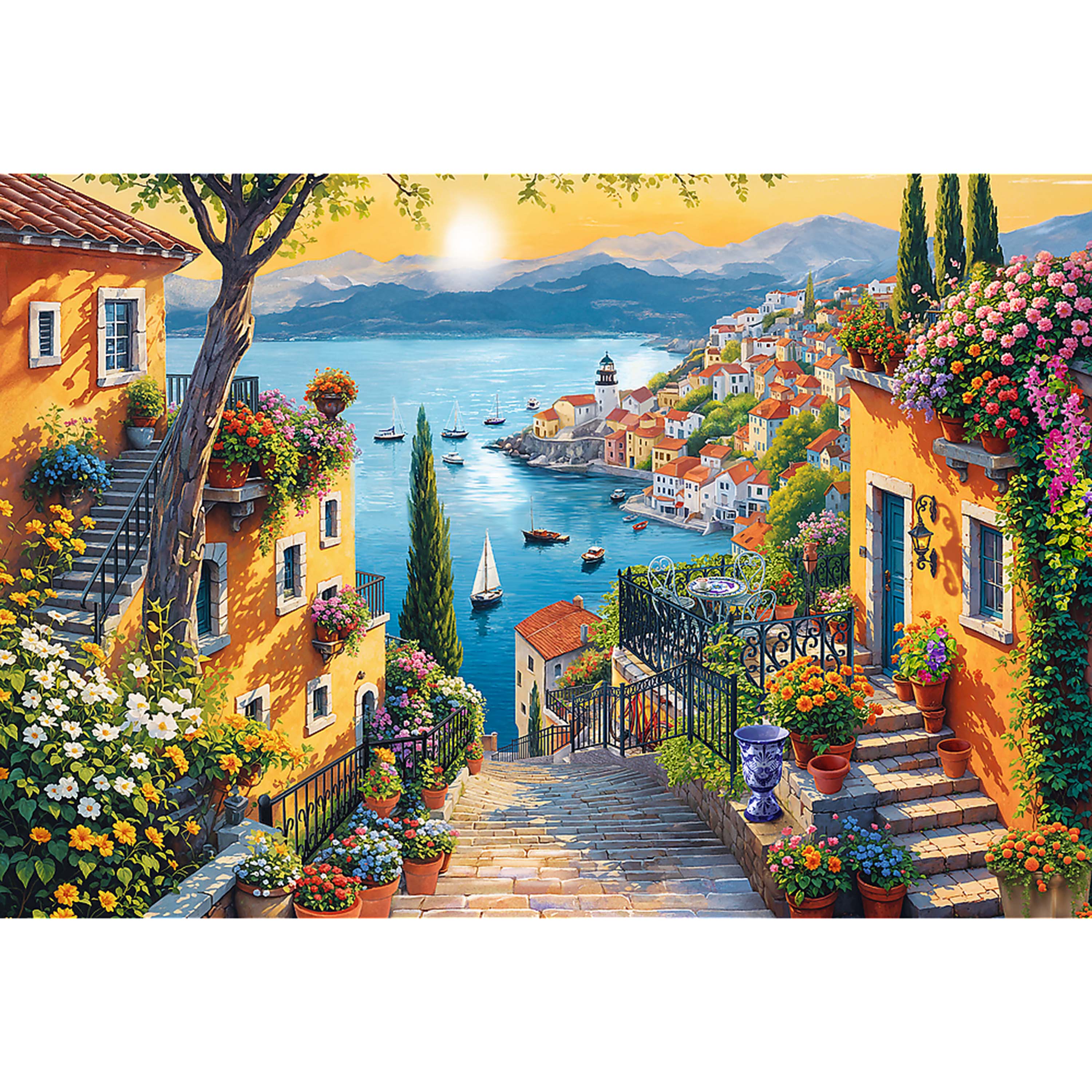 Trefl Red Seaside View 1500 Piece Puzzle