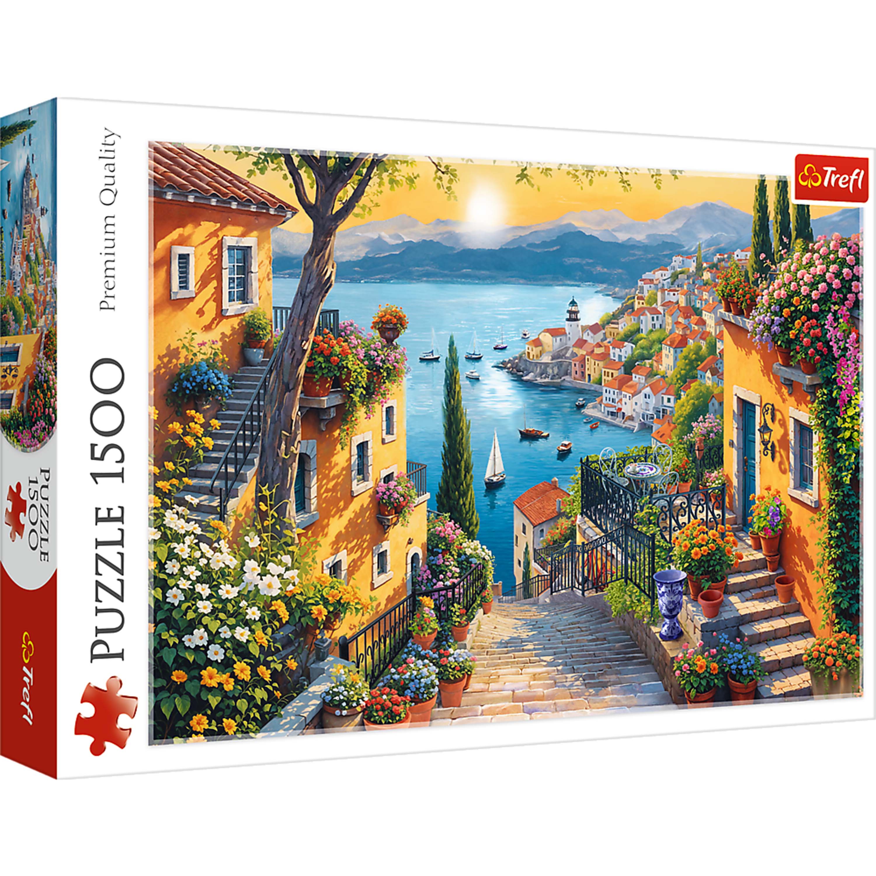 Trefl Red Seaside View 1500 Piece Puzzle