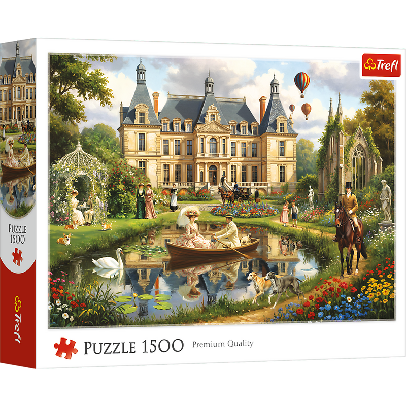 Trefl Red Palace by the Water 1500 Piece Puzzle