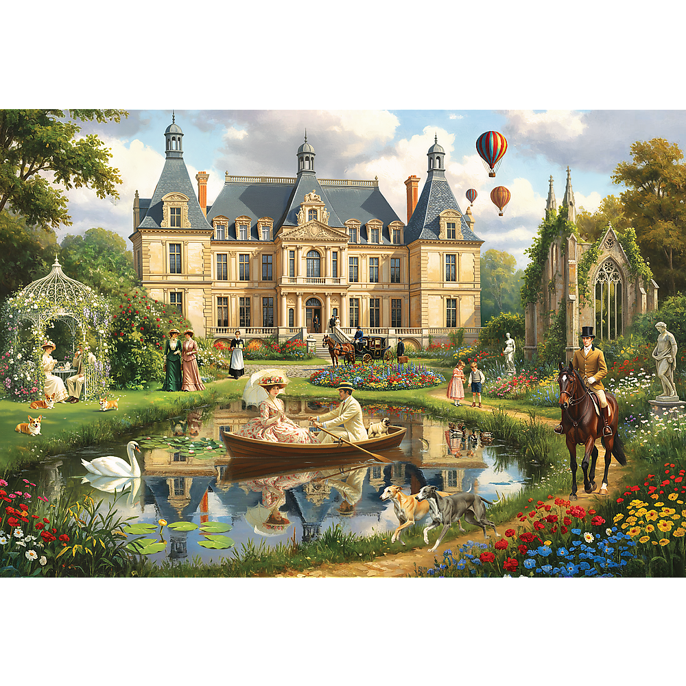 Trefl Red Palace by the Water 1500 Piece Puzzle