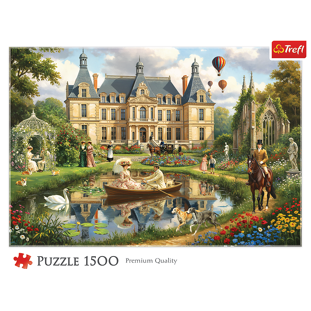 Trefl Red Palace by the Water 1500 Piece Puzzle