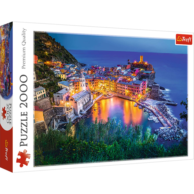 Trefl Red Vernazza at Dusk 2000 Piece Puzzle