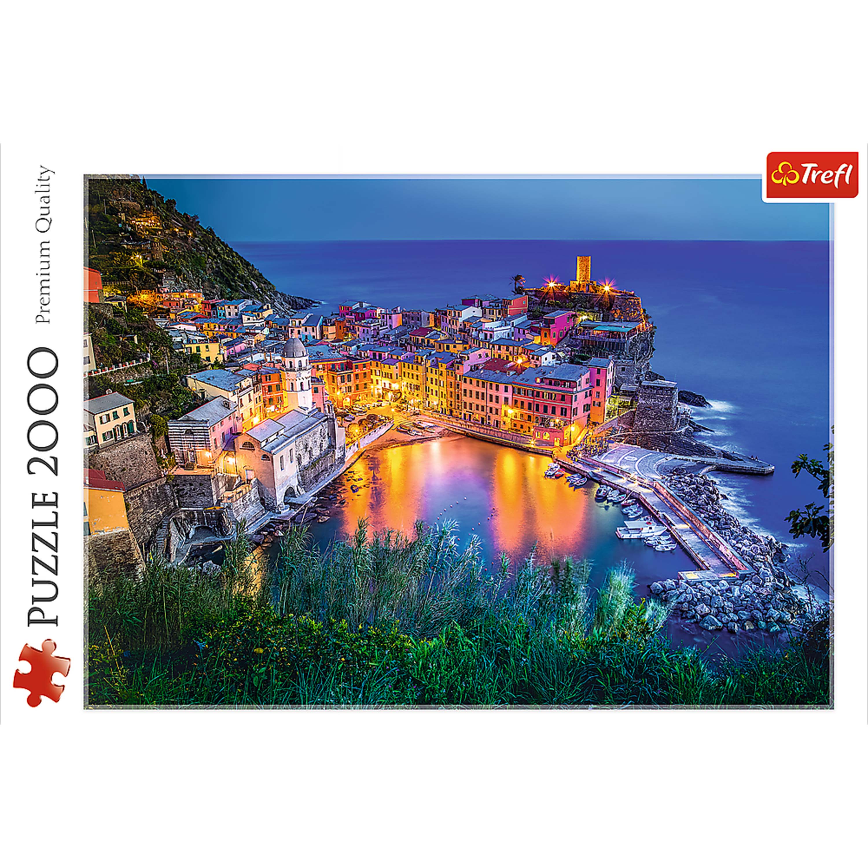 Trefl Red 2000 Piece Puzzle - Vernazza at dusk