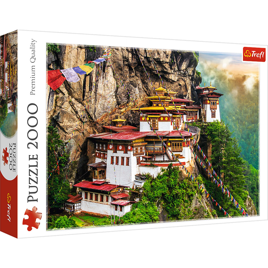 Trefl Red 2000 Piece Puzzle - Tiger's Nest, Bhutan