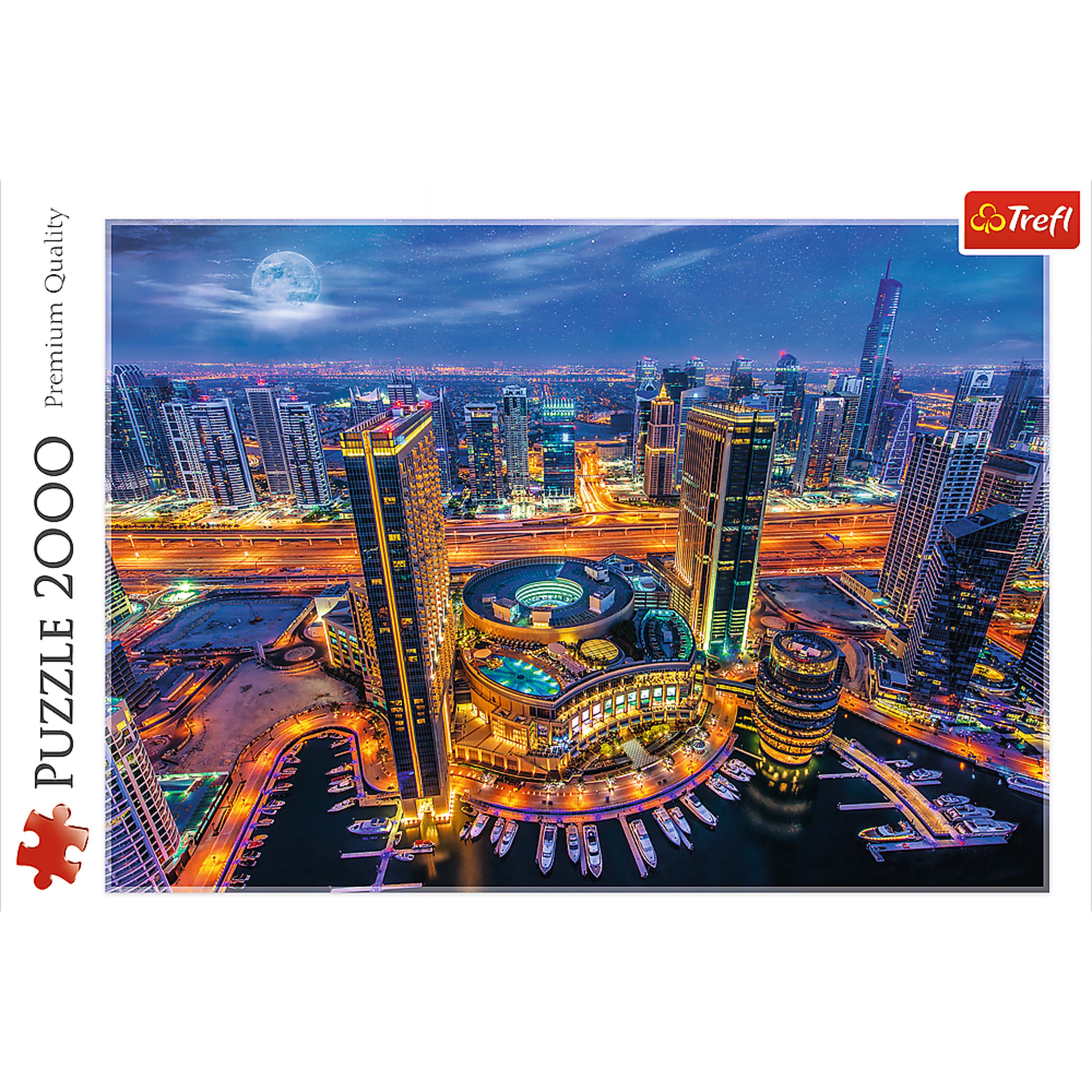 Trefl Red 2000 Piece Puzzle - Lights of Dubai