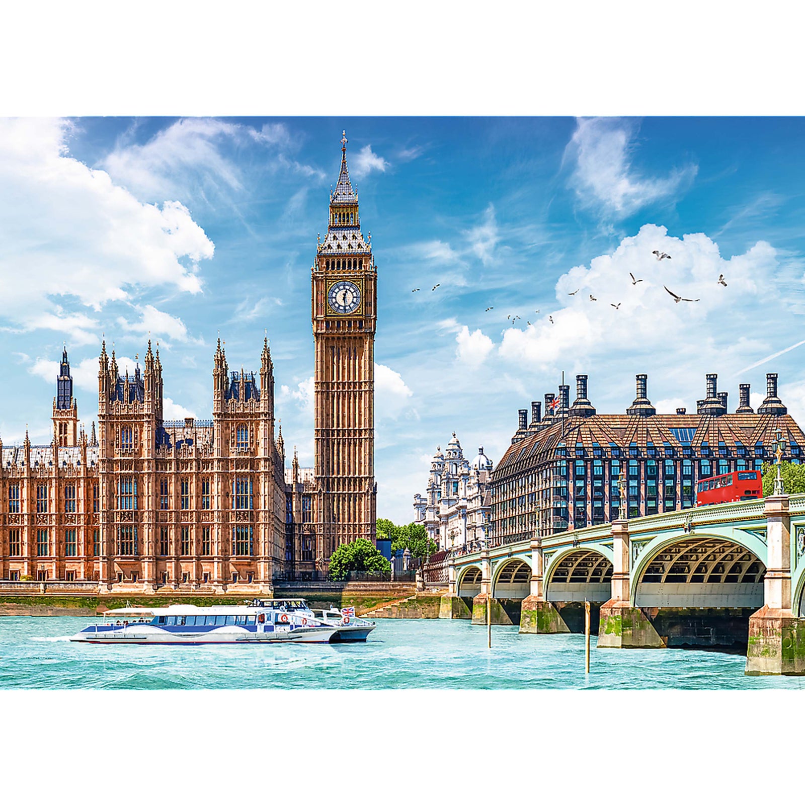 Trefl Red 2000 Piece Puzzle - Big Ben, London, England