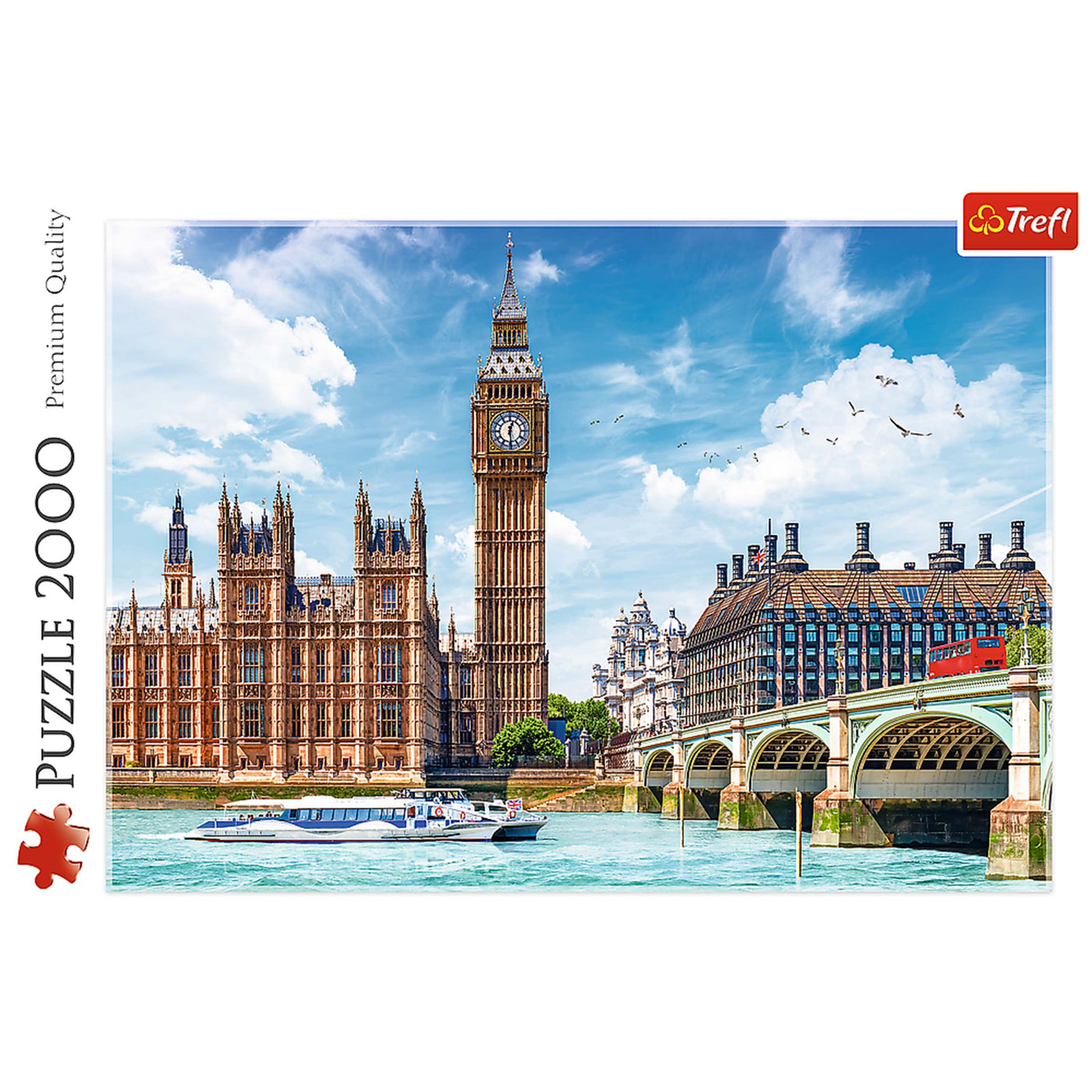 Trefl Red Big Ben, London, England 2000 Piece Puzzle