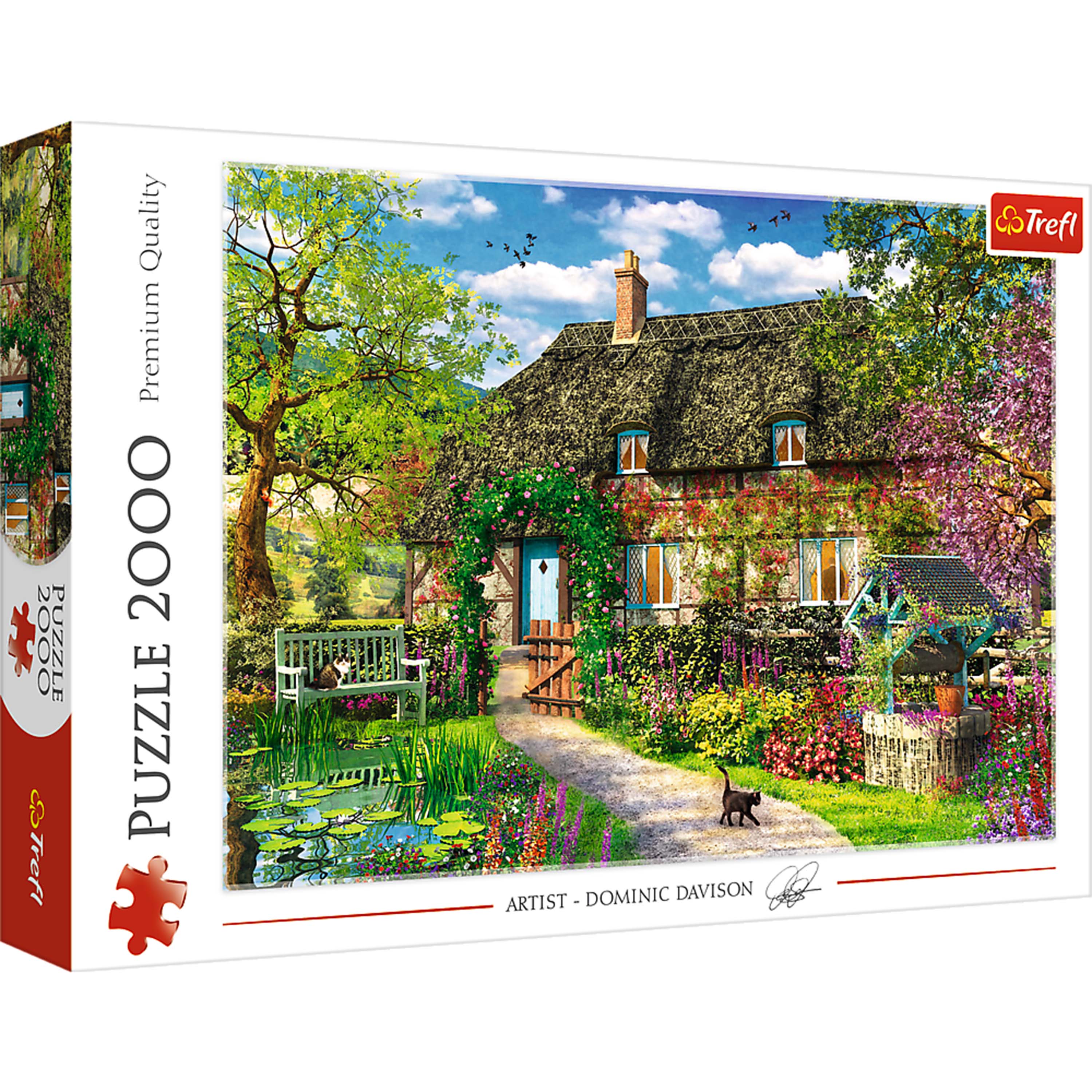 Trefl Red 2000 Piece Puzzle - Country Cottage