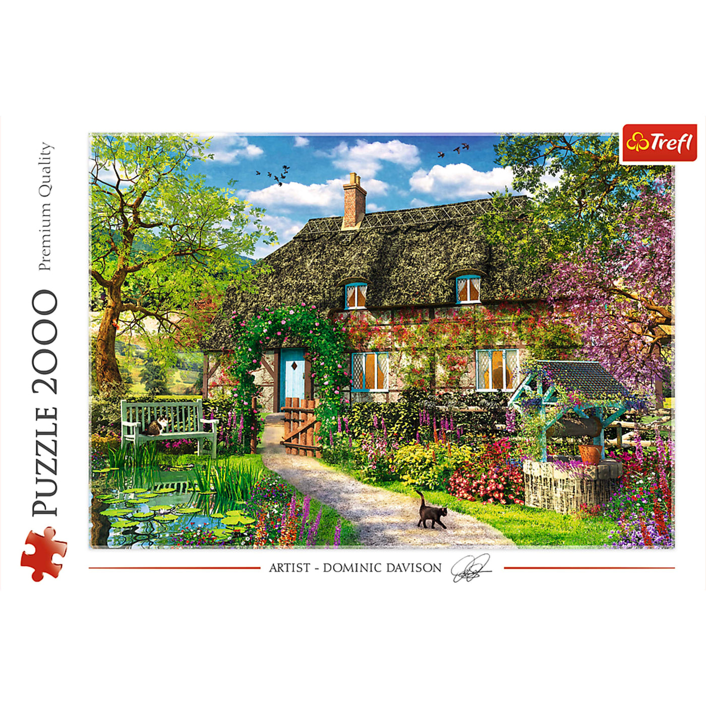 Trefl Red Country Cottage 2000 Piece Puzzle