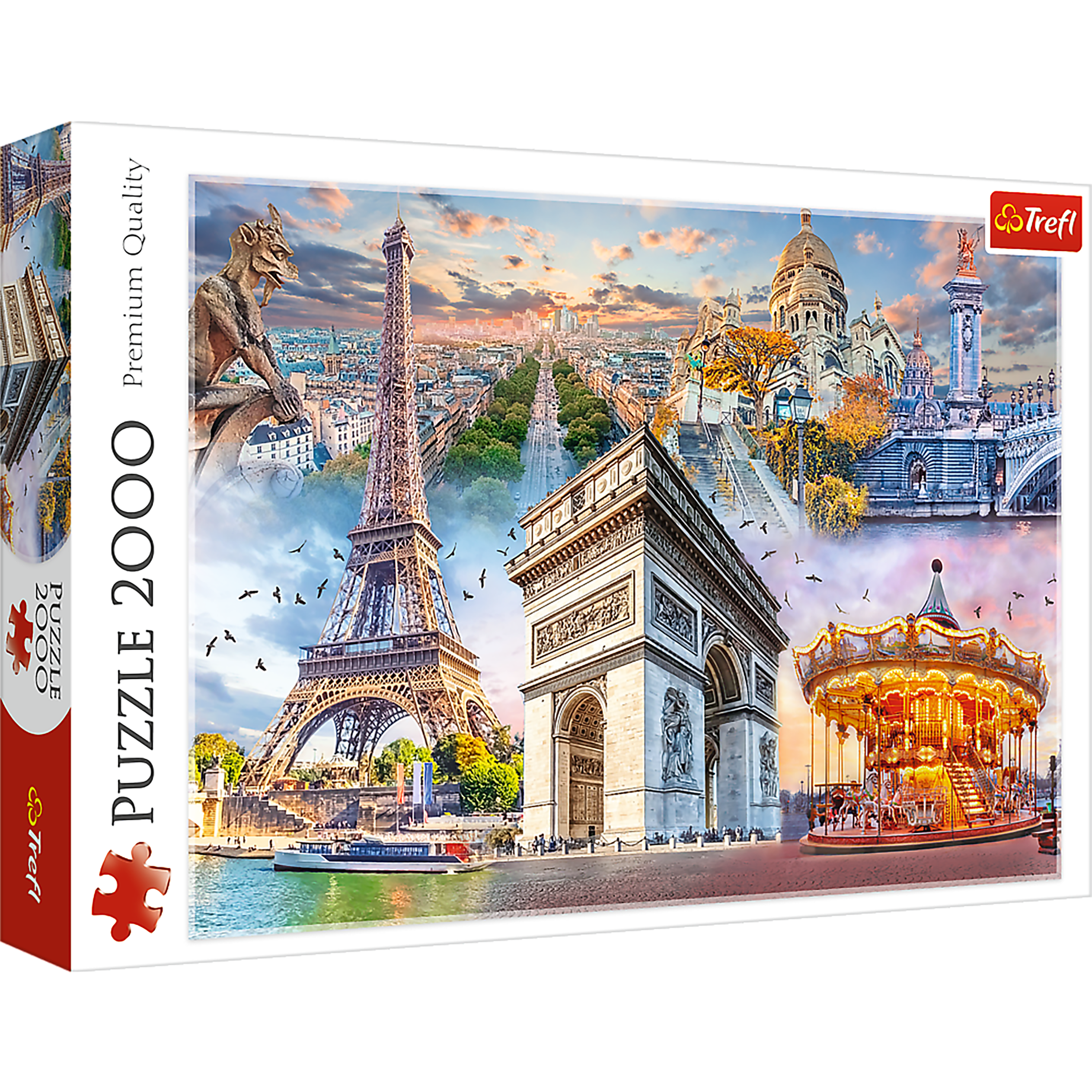 Trefl Red Weekend in Paris 2000 Piece Puzzle