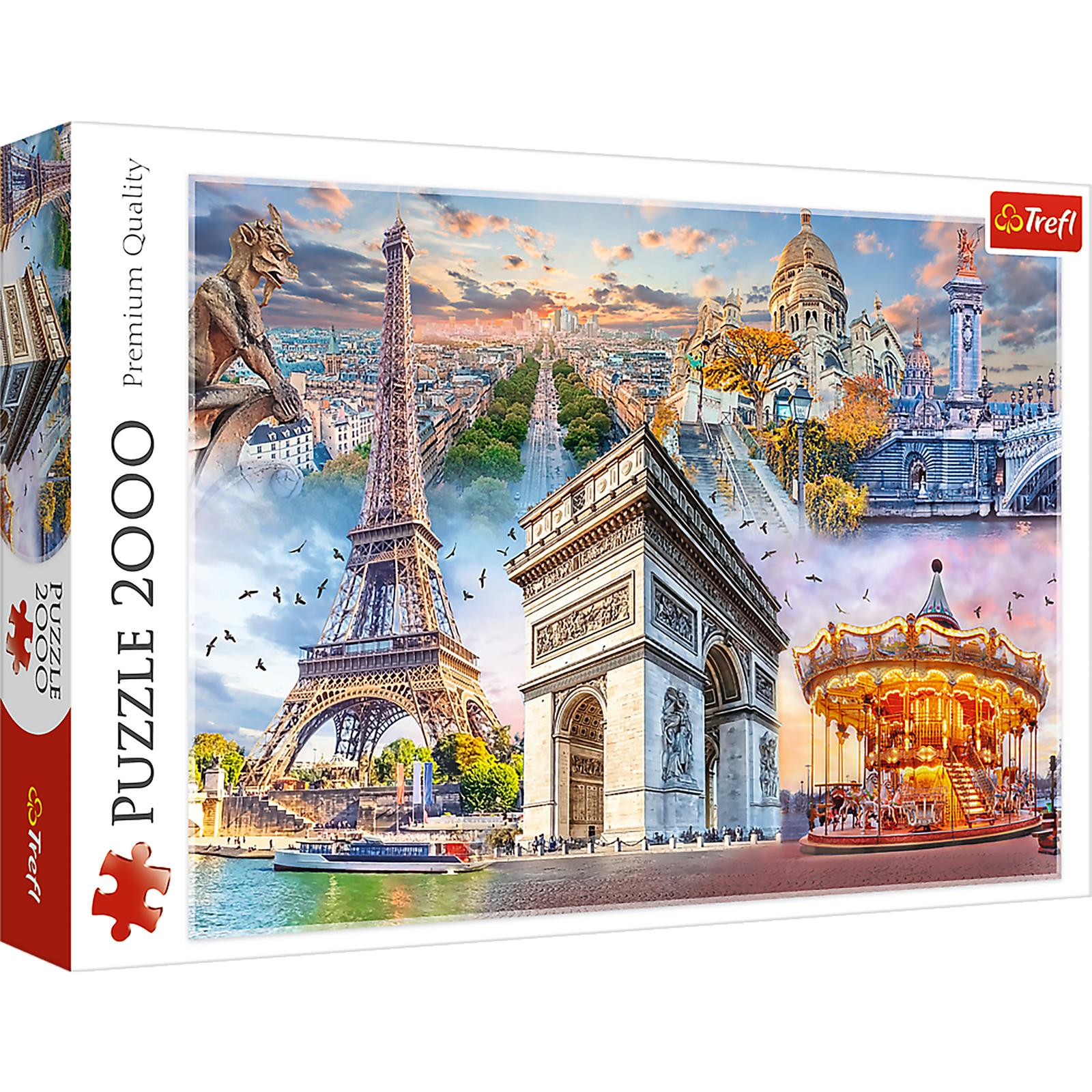 Trefl Red Weekend in Paris 2000 Piece Puzzle