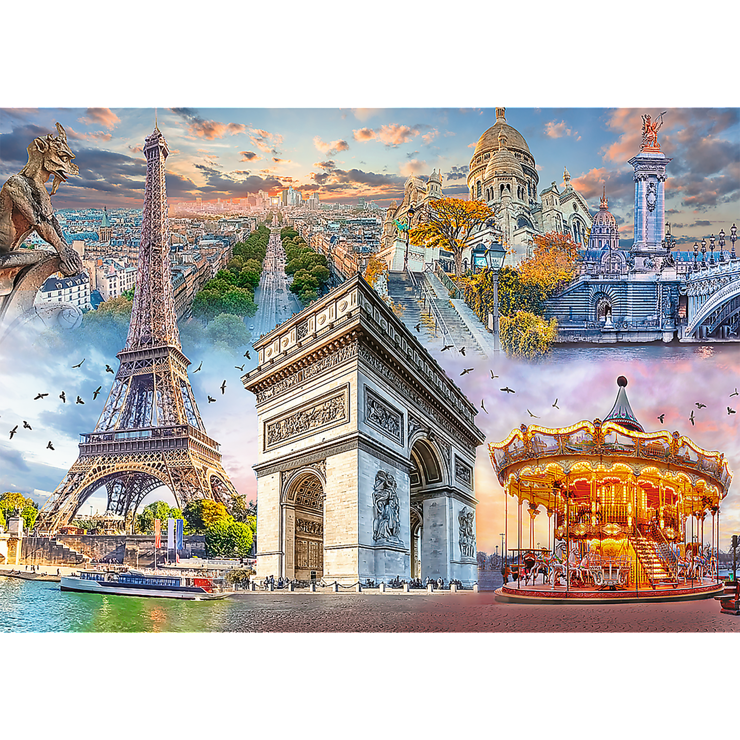 Trefl Red Weekend in Paris 2000 Piece Puzzle