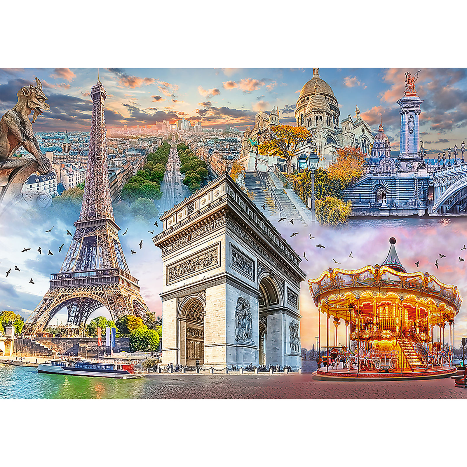 Trefl Red Weekend in Paris 2000 Piece Puzzle