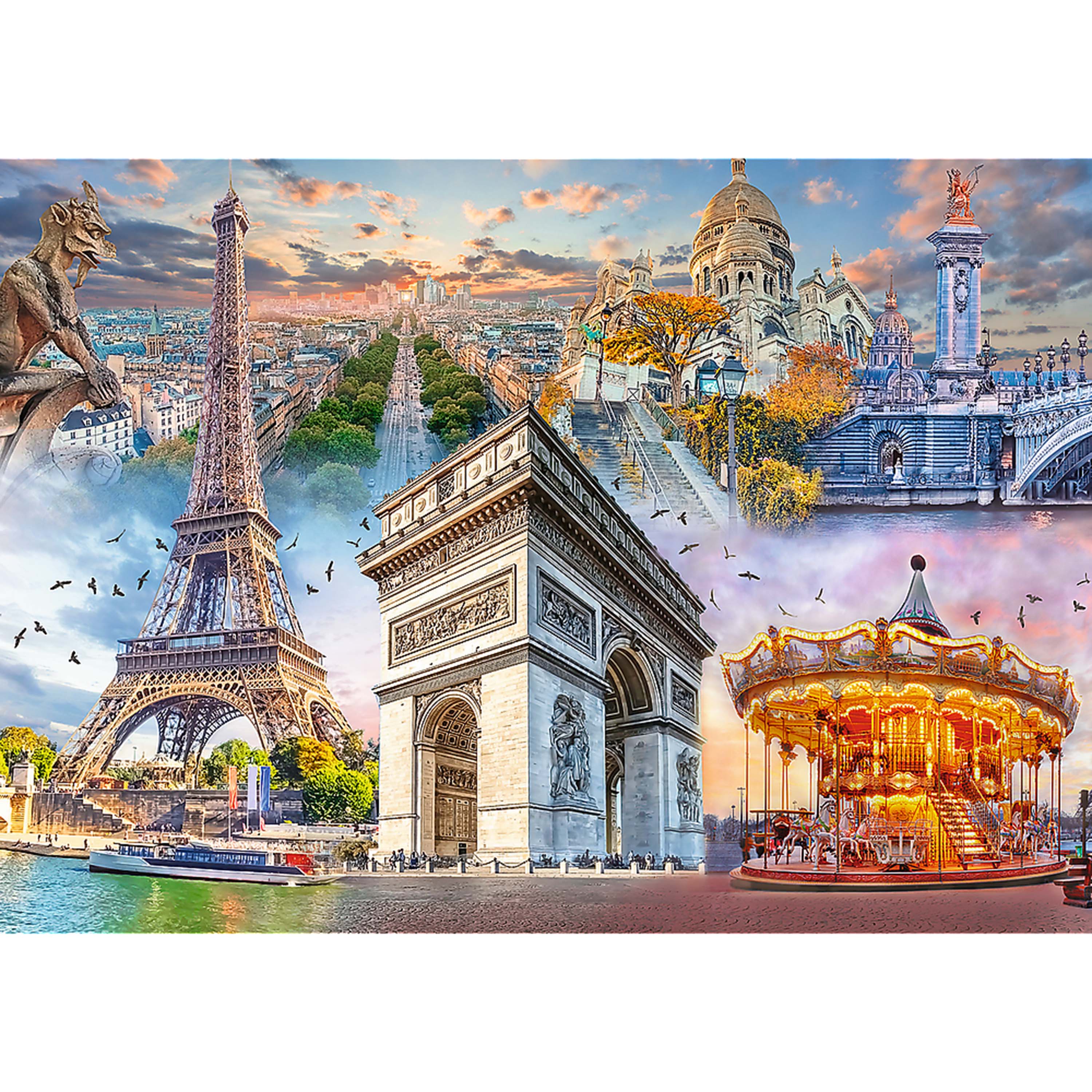 Trefl Red Weekend in Paris 2000 Piece Puzzle