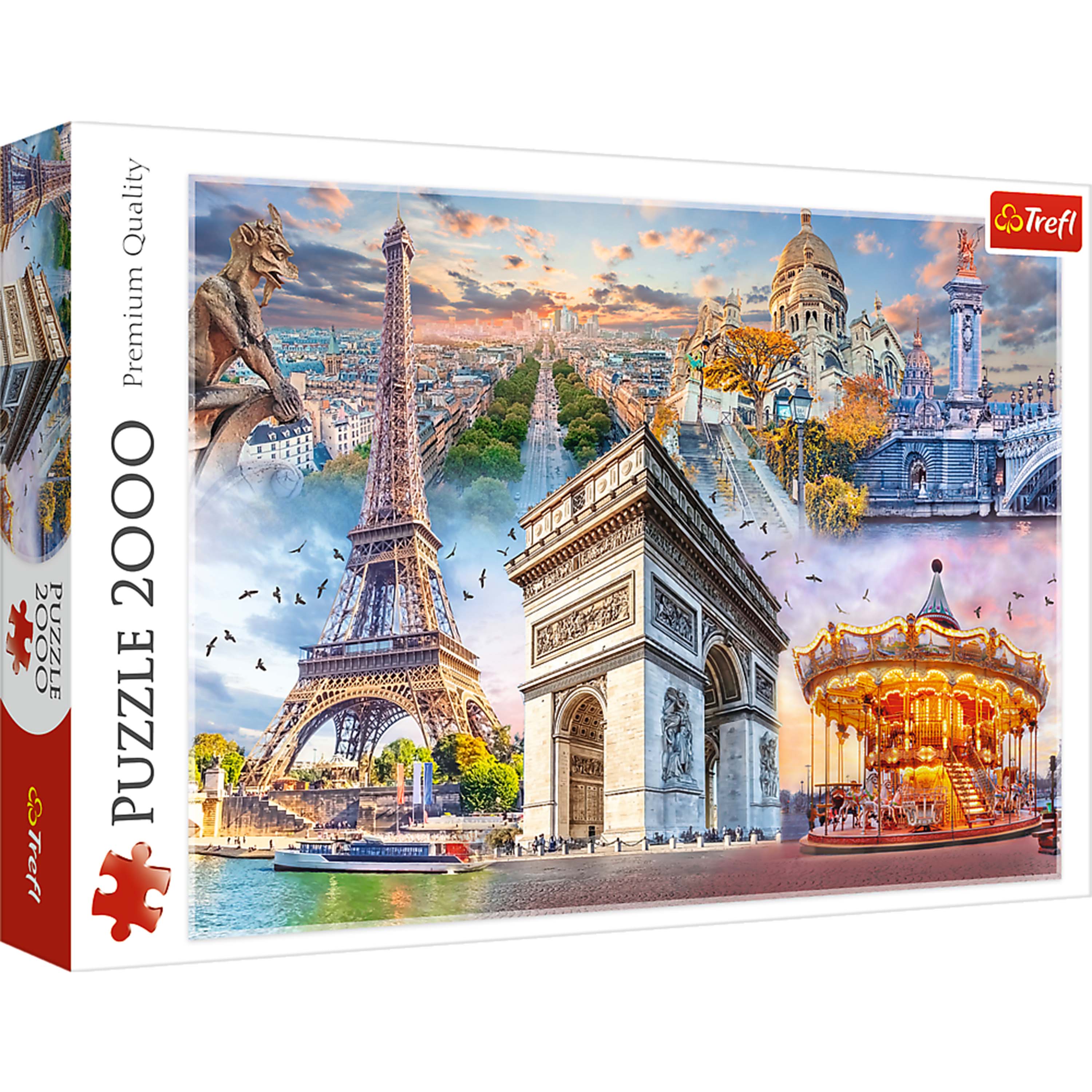 Trefl Red Weekend in Paris 2000 Piece Puzzle
