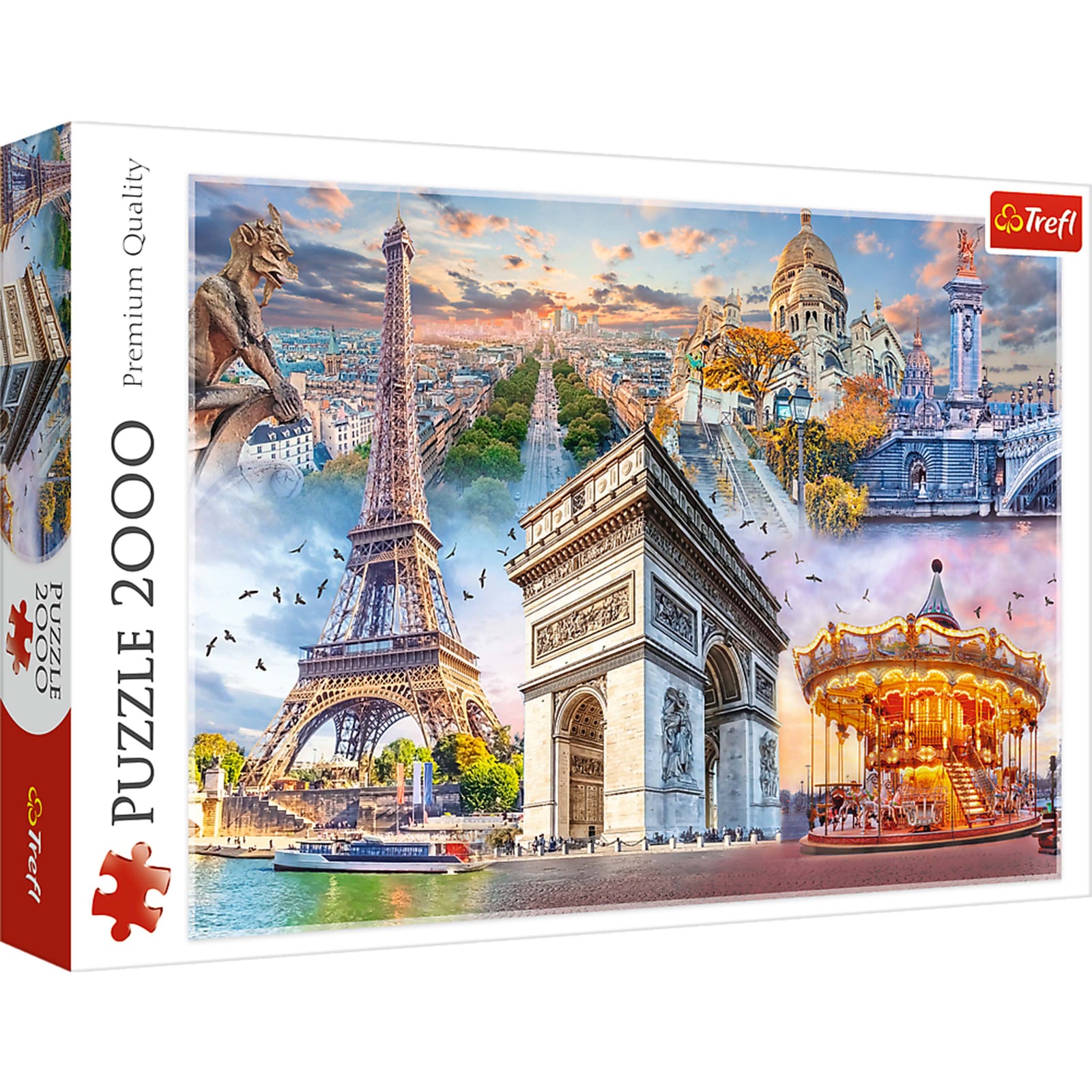 Trefl Red Weekend in Paris 2000 Piece Puzzle