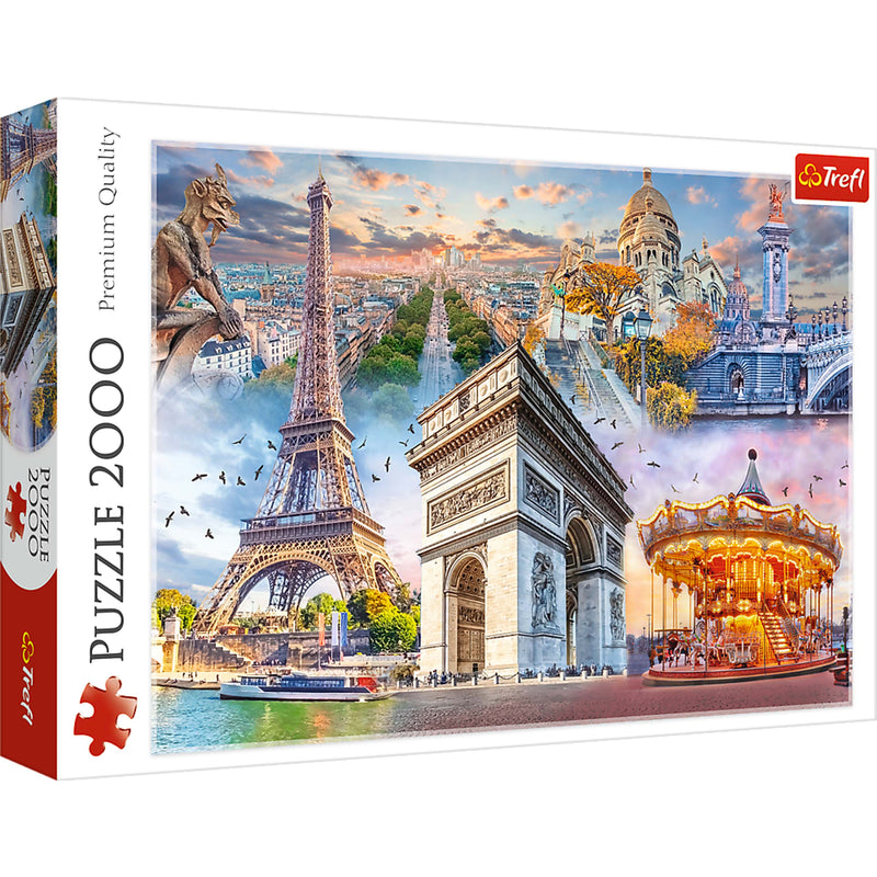 Trefl Red Weekend in Paris 2000 Piece Puzzle
