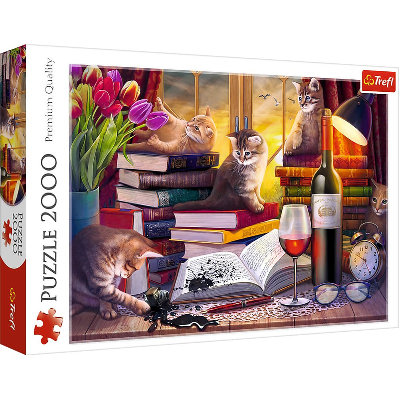 Trefl Red Cat's Evening 2000 Piece Puzzle
