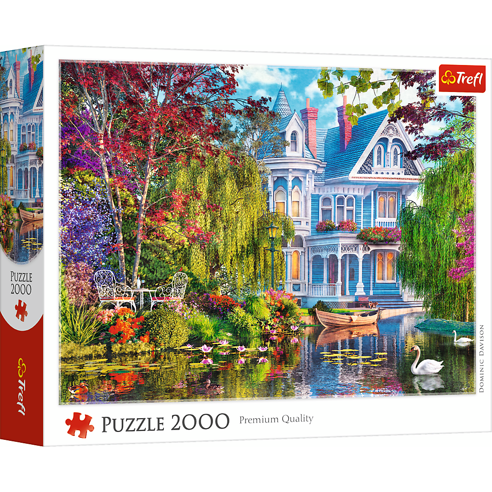 Trefl Red House by the Lake 2000 Piece Puzzle