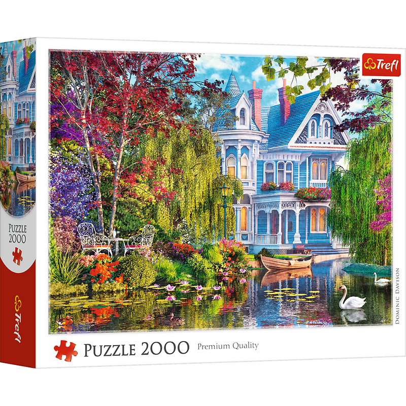 Trefl Red House by the Lake 2000 Piece Puzzle