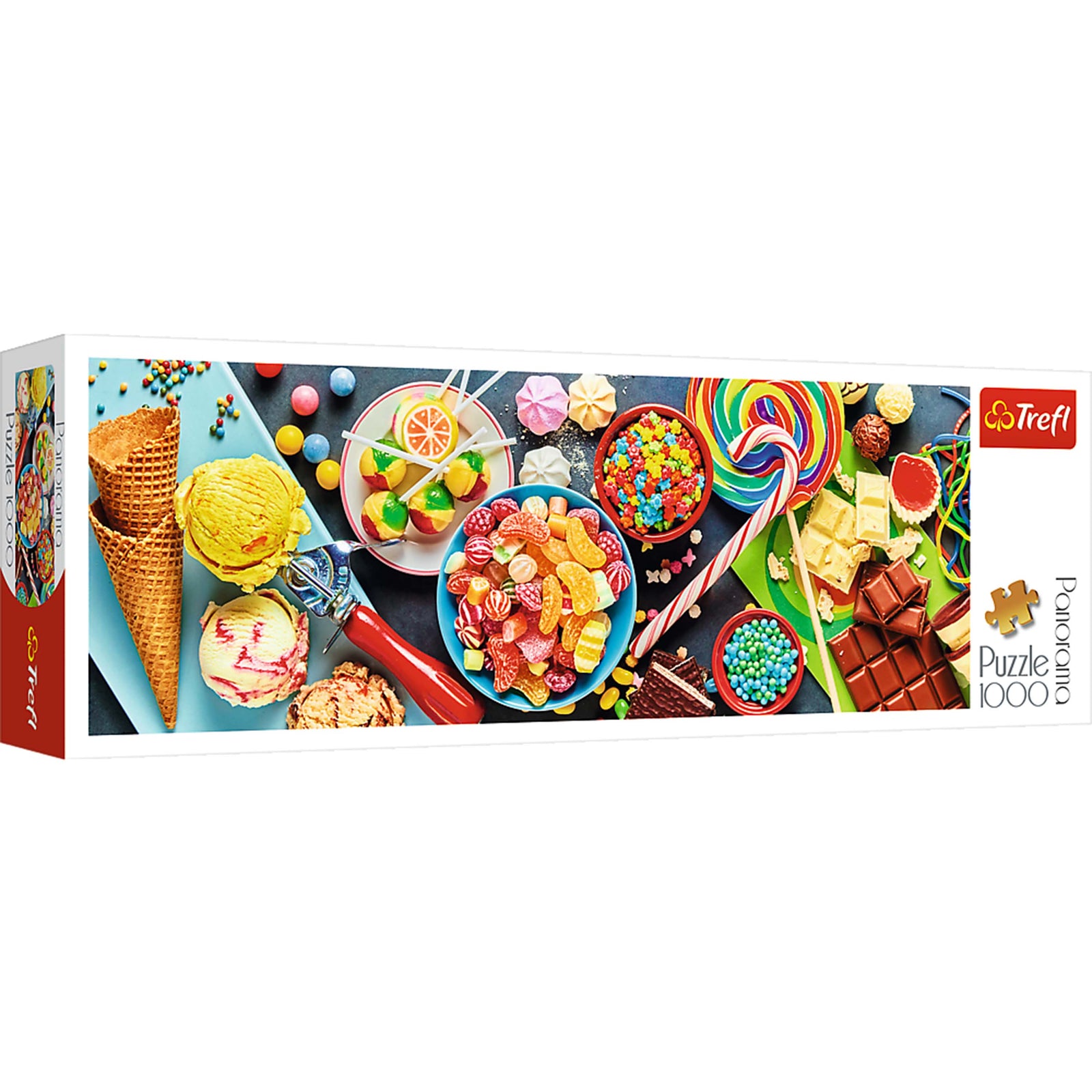 Trefl Red Panorama 1000 Piece Puzzle - Sweet delights